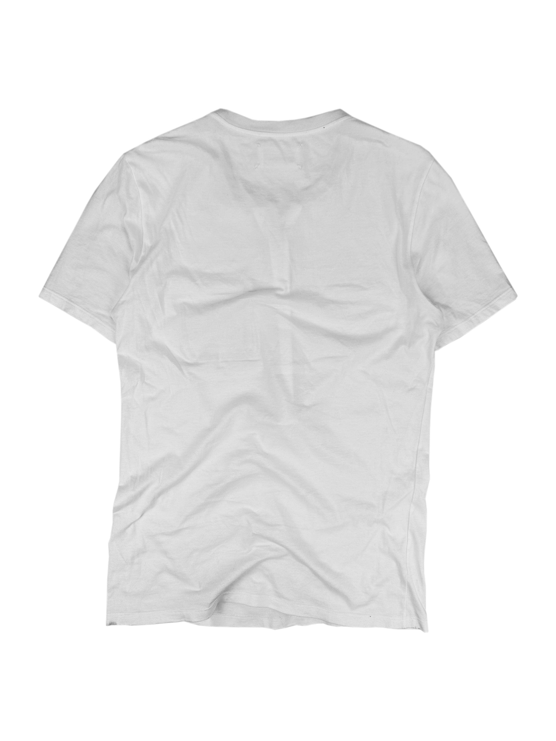 Maison Margiela White Numeric Logo Pocket T-Shirt