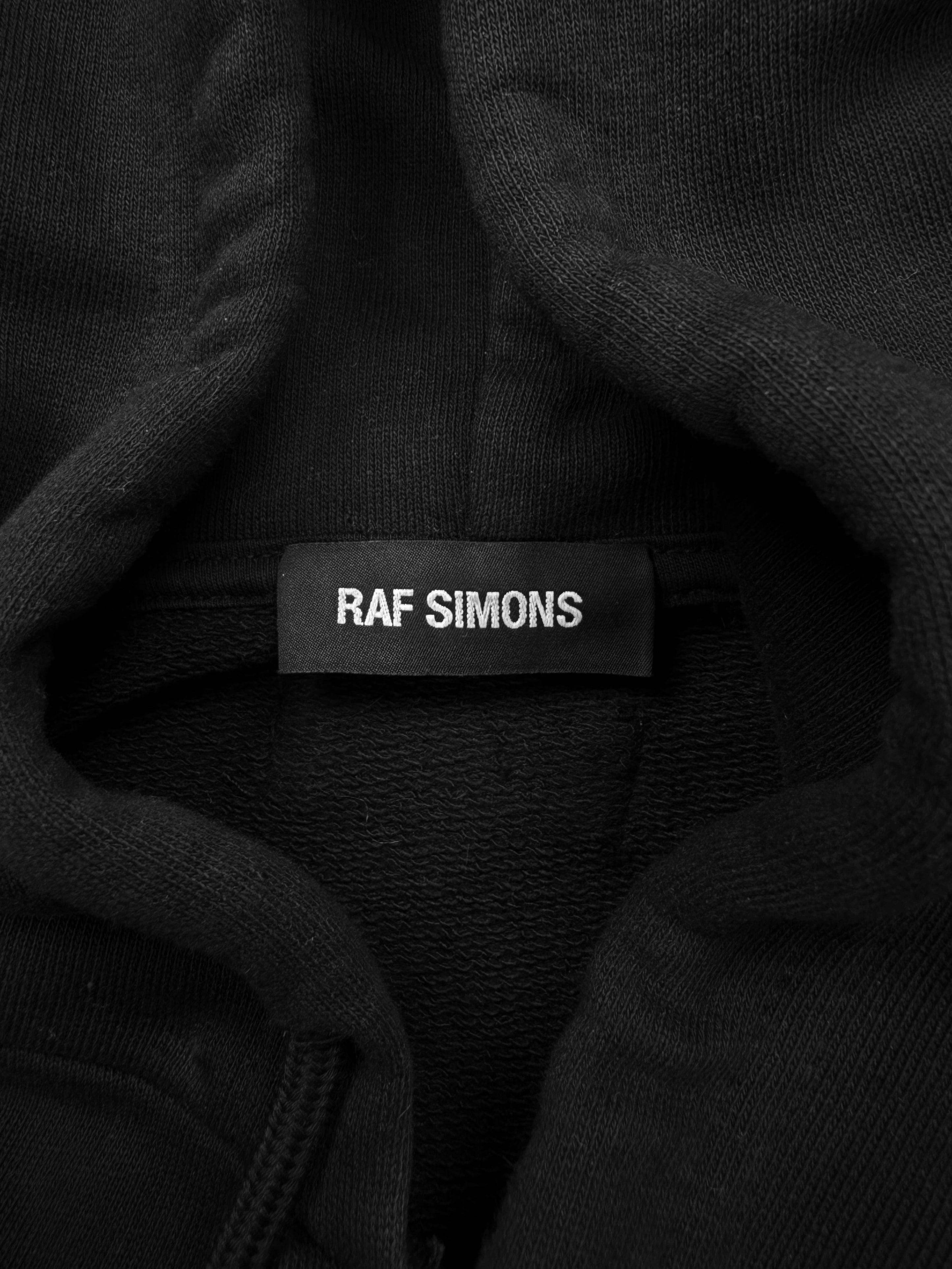 AW17 Raf Simons ‘Any Way Out of this Nightmare’ Black Hoodie