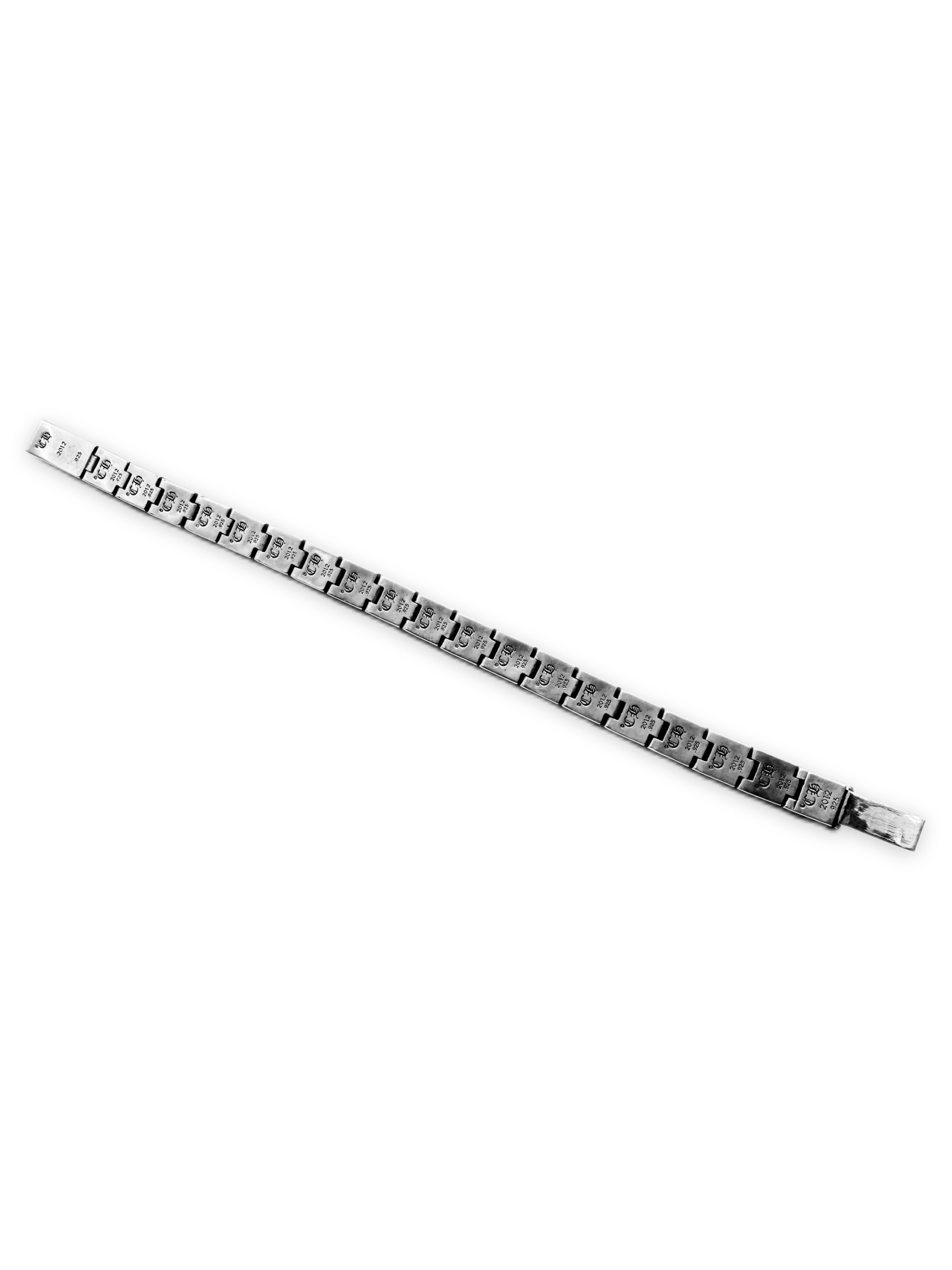 Chrome Hearts Pyramid Studded Plus .925 Silver Bracelet