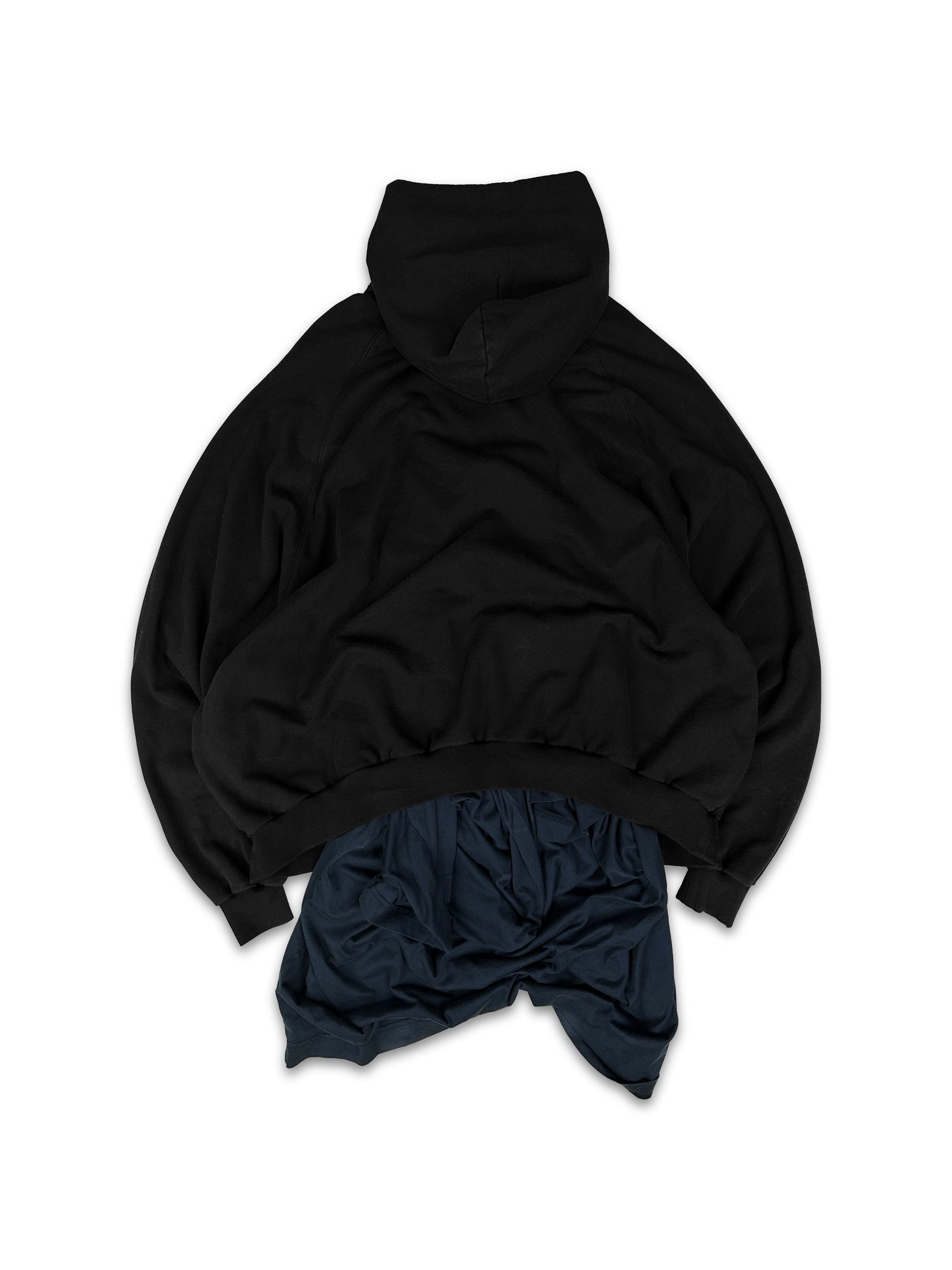AW22 Balenciaga ‘XXXL’ Oversized T-Shirt Hybrid Skirted Hoodie