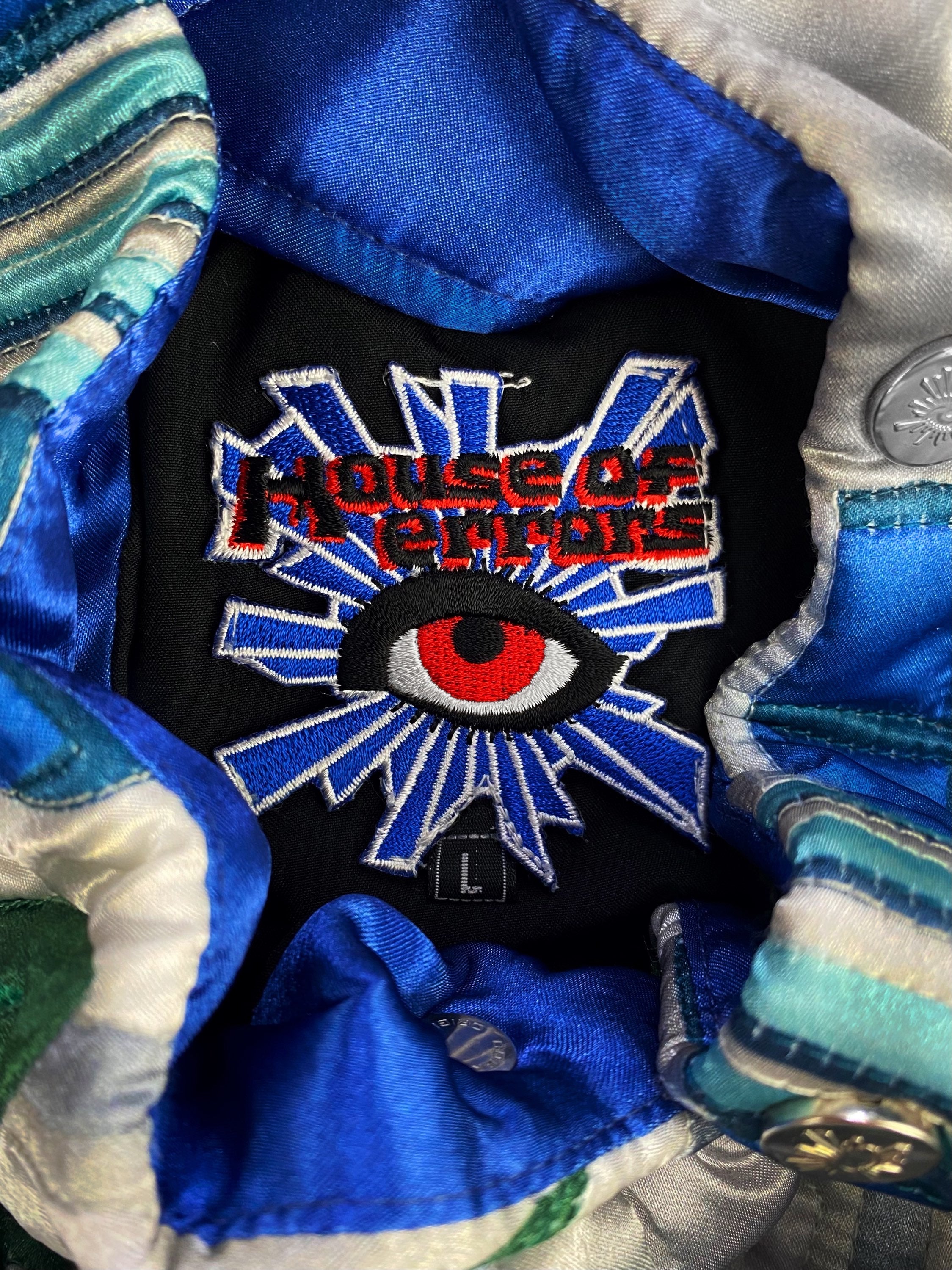 AW21 House of Errors ‘Miami’ Down Fill Graphic Puffer Vest