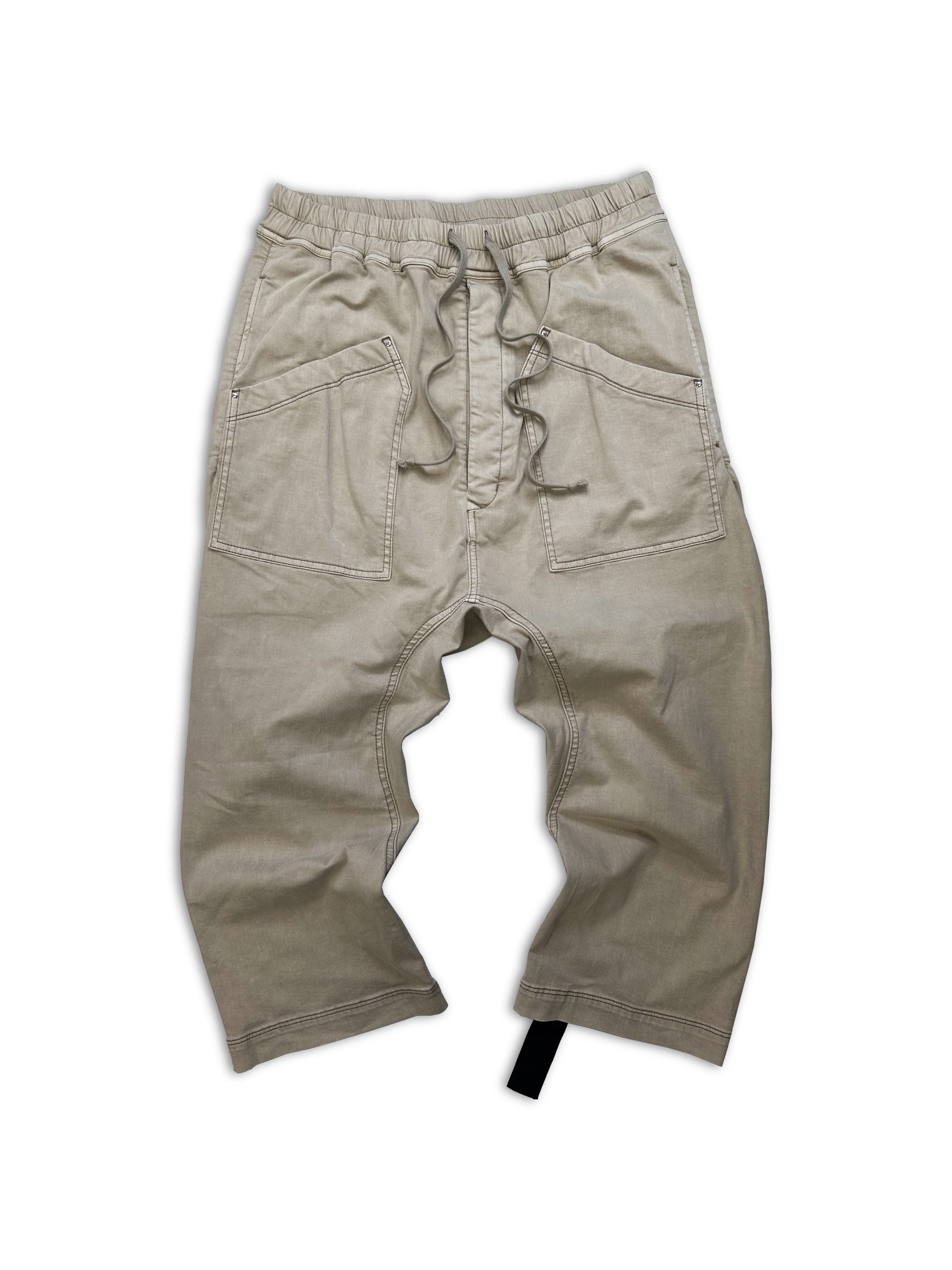 SS20 Rick Owens DRKSHDW Drop Crotch Cropped Pants