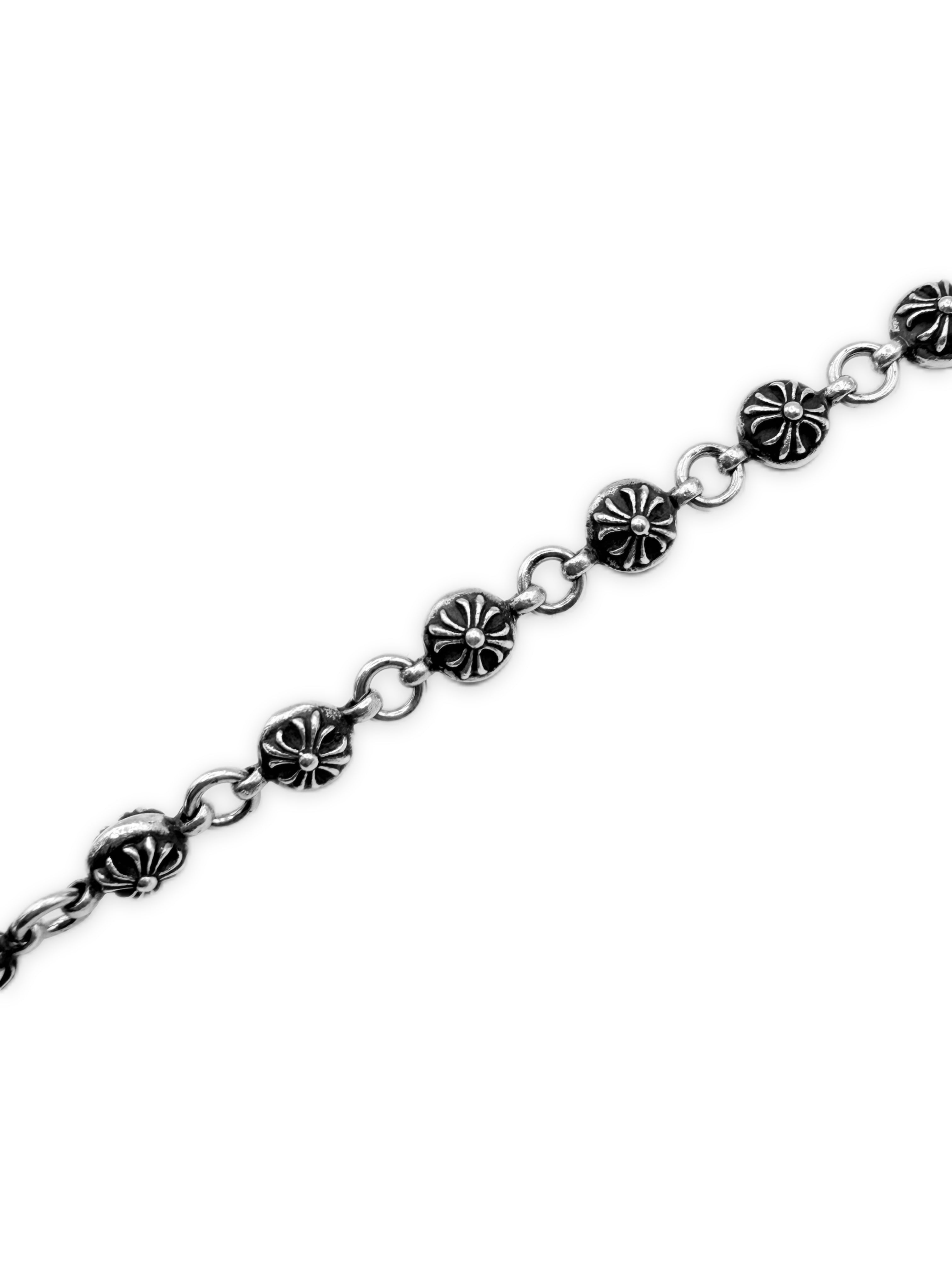 Chrome Hearts 25 in Cross Ball Double Lobster Clasp Wallet Chain