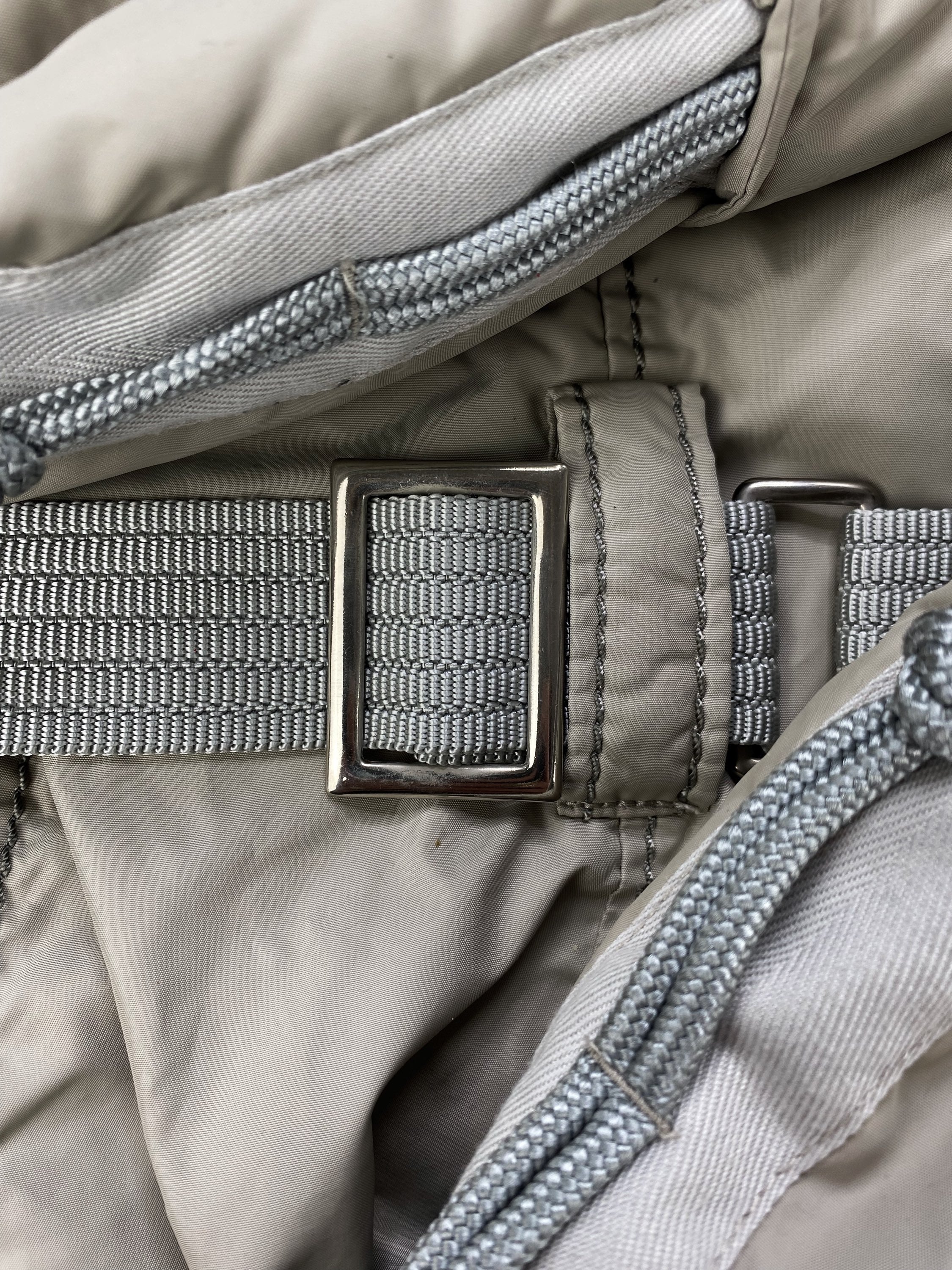 Marithe Francois Girbaud Belted Cargo Pocket Hooded Jacket