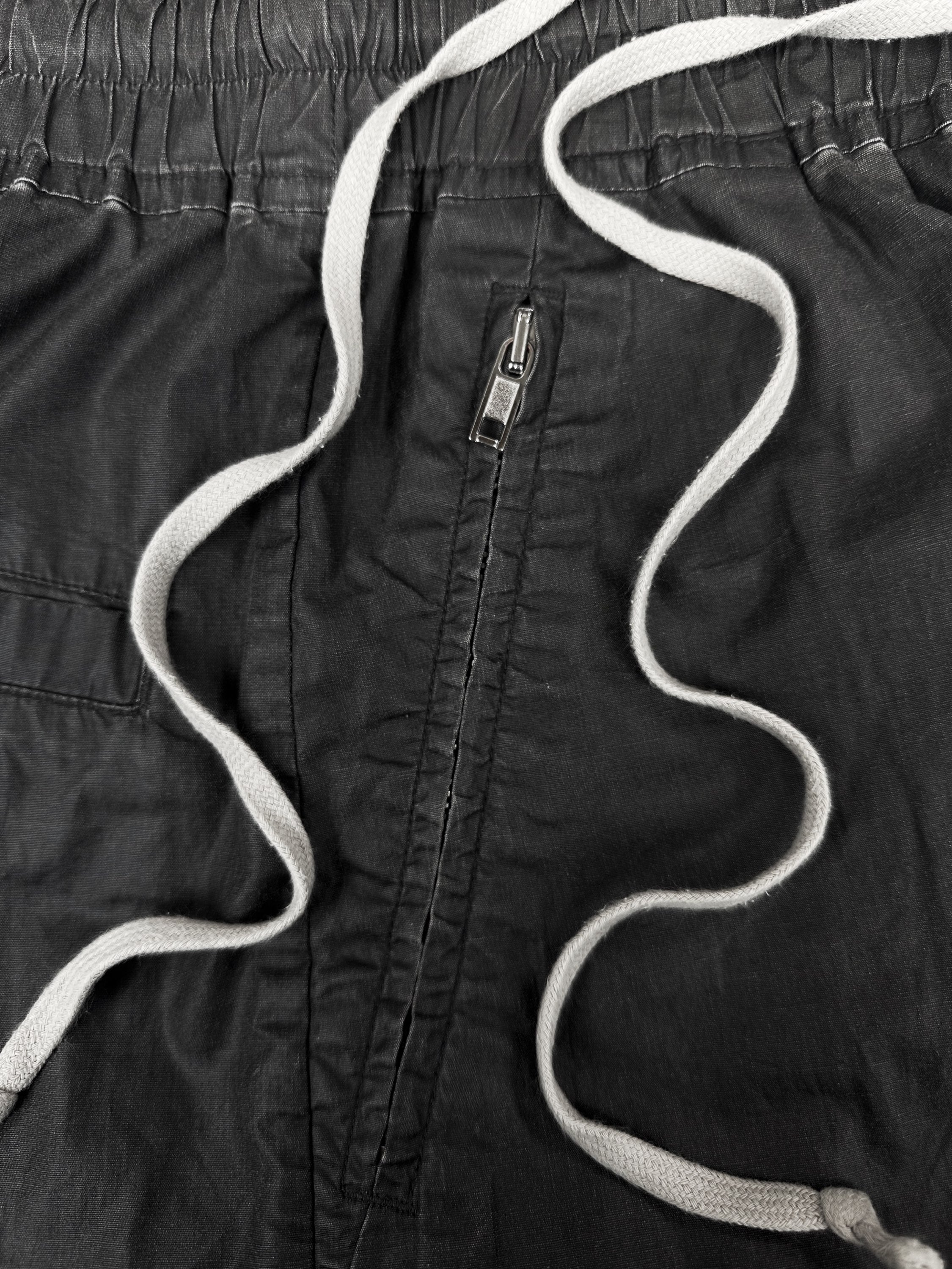 SS20 Rick Owens ‘Tecuatl’ Flared Multi-zip Cotton Pants