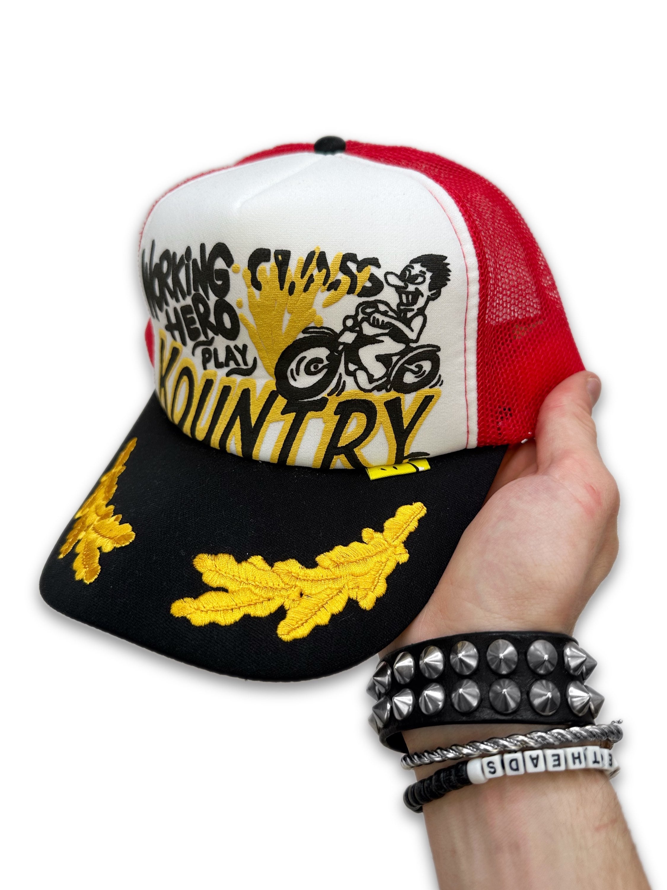 AW24 Kapital ‘Working Class Hero’ Embroidered Trucker Hat