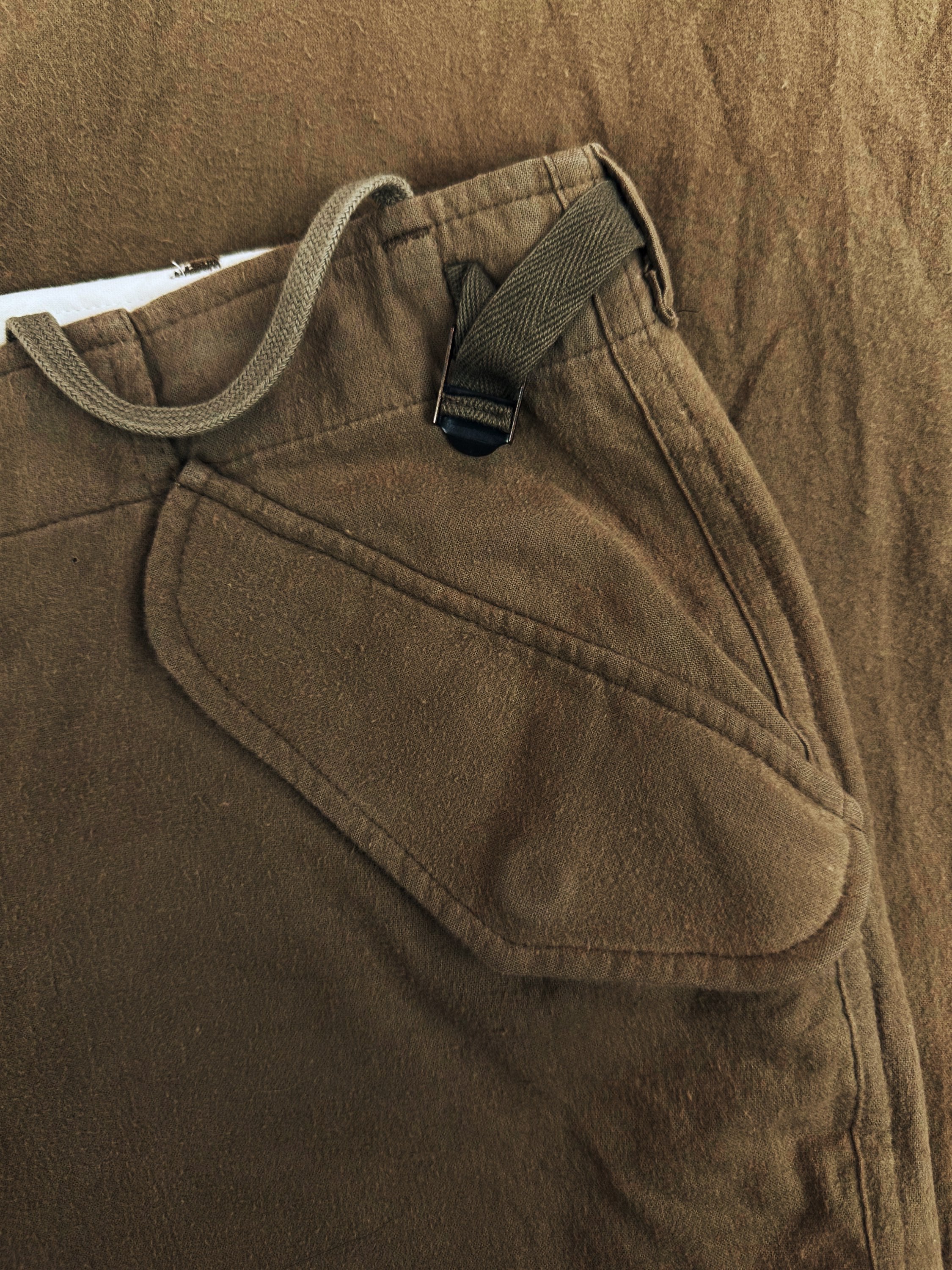 Rick Owens Beige Multi Pocket Light Weight Cargo Pants