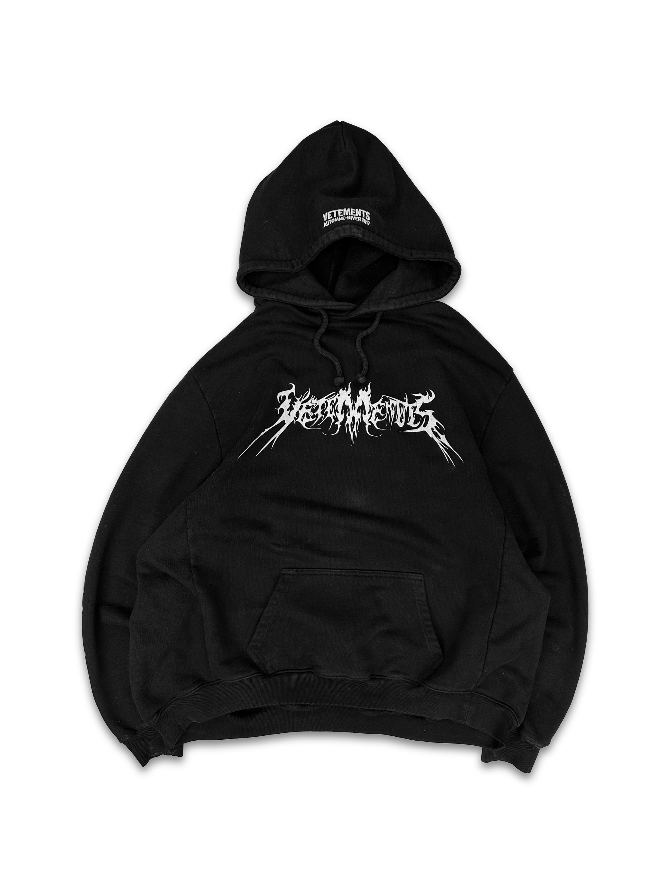 AW17 Vetements Homme ‘Total Fucking Darkness’ Pentagram Hoodie