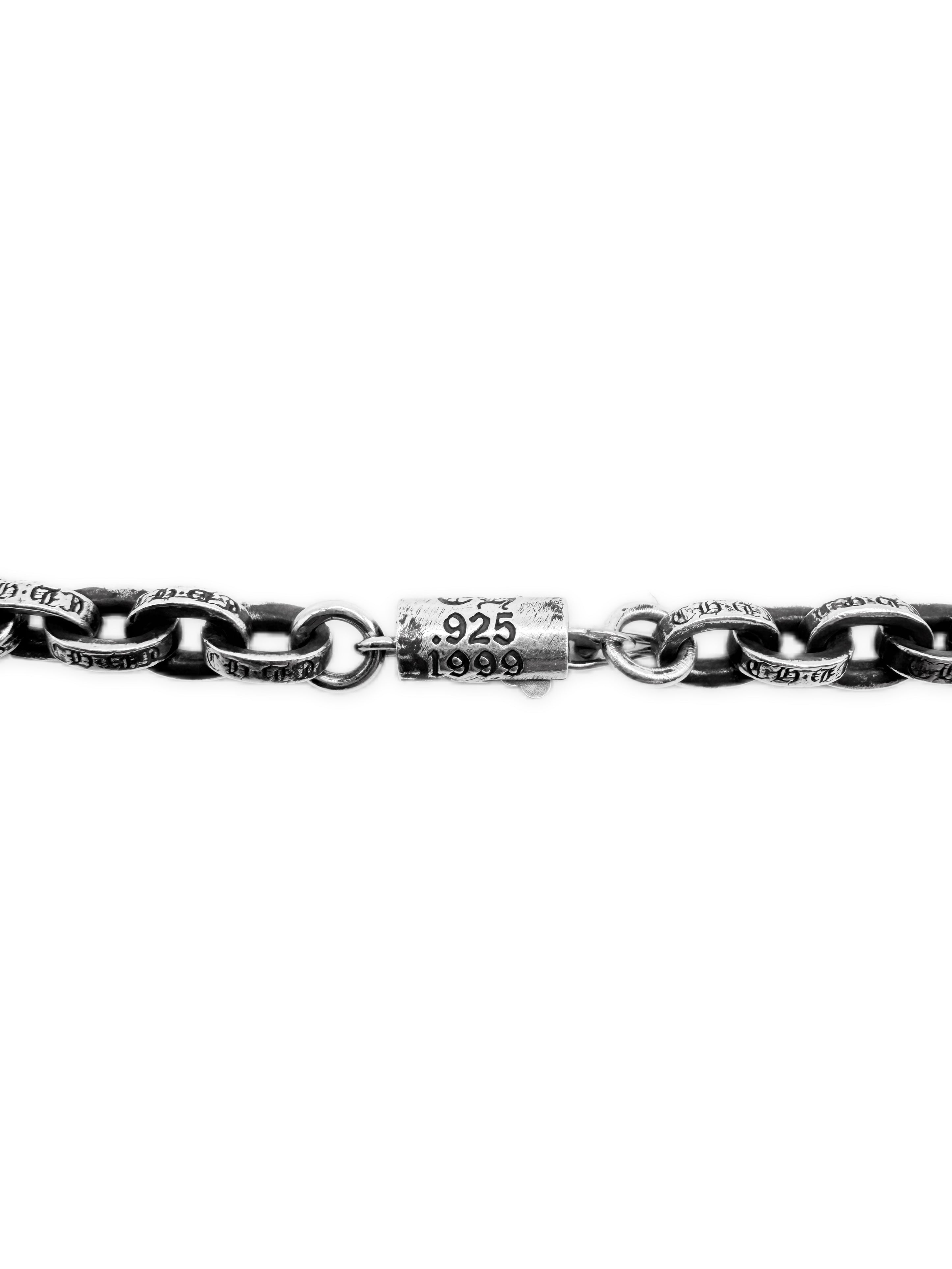 Chrome Hearts 20 in .925 Silver Paper Chain Necklace