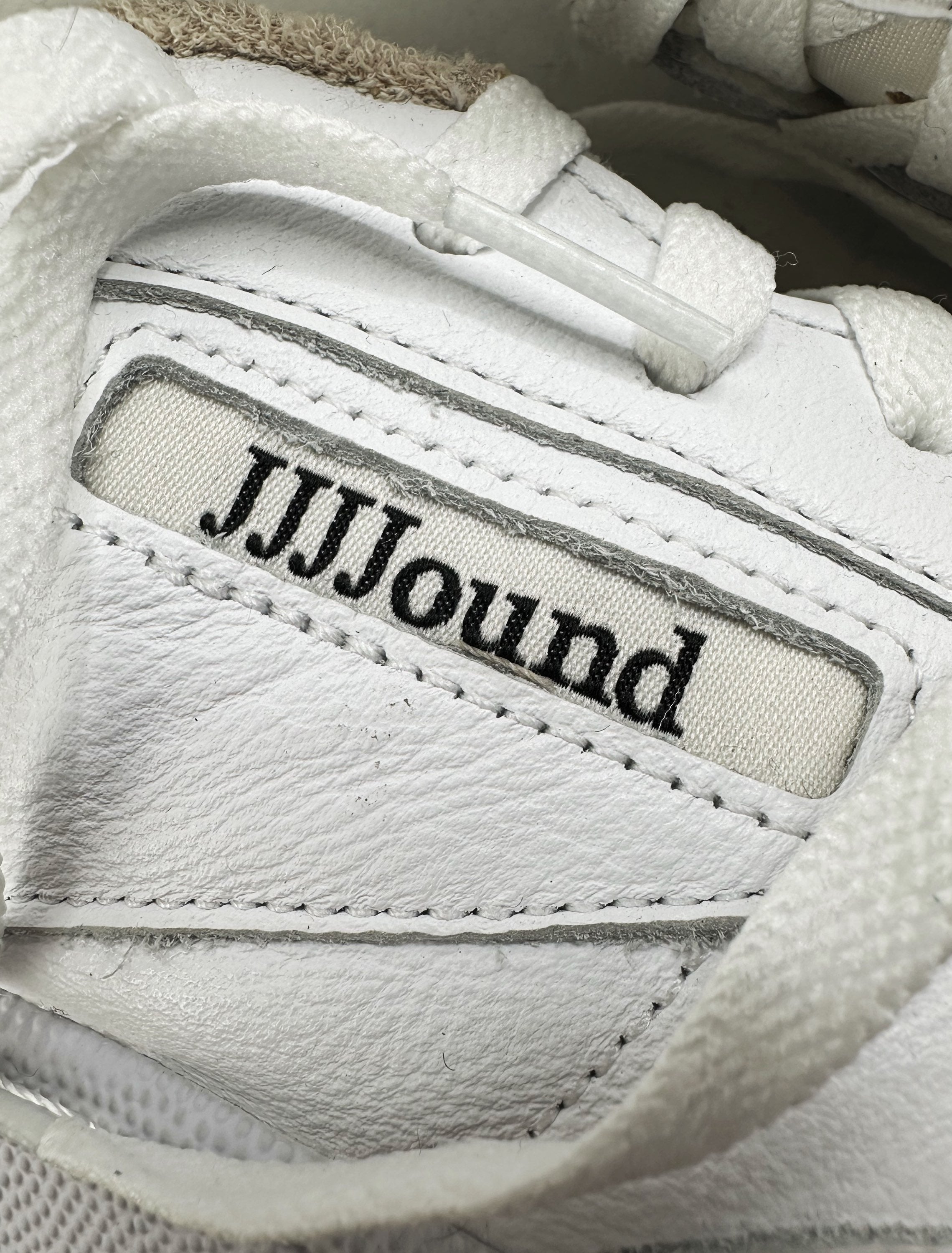 Jjjjound x Reebok ‘Club C’ 85 White Leather Spell Out Logo Sneakers