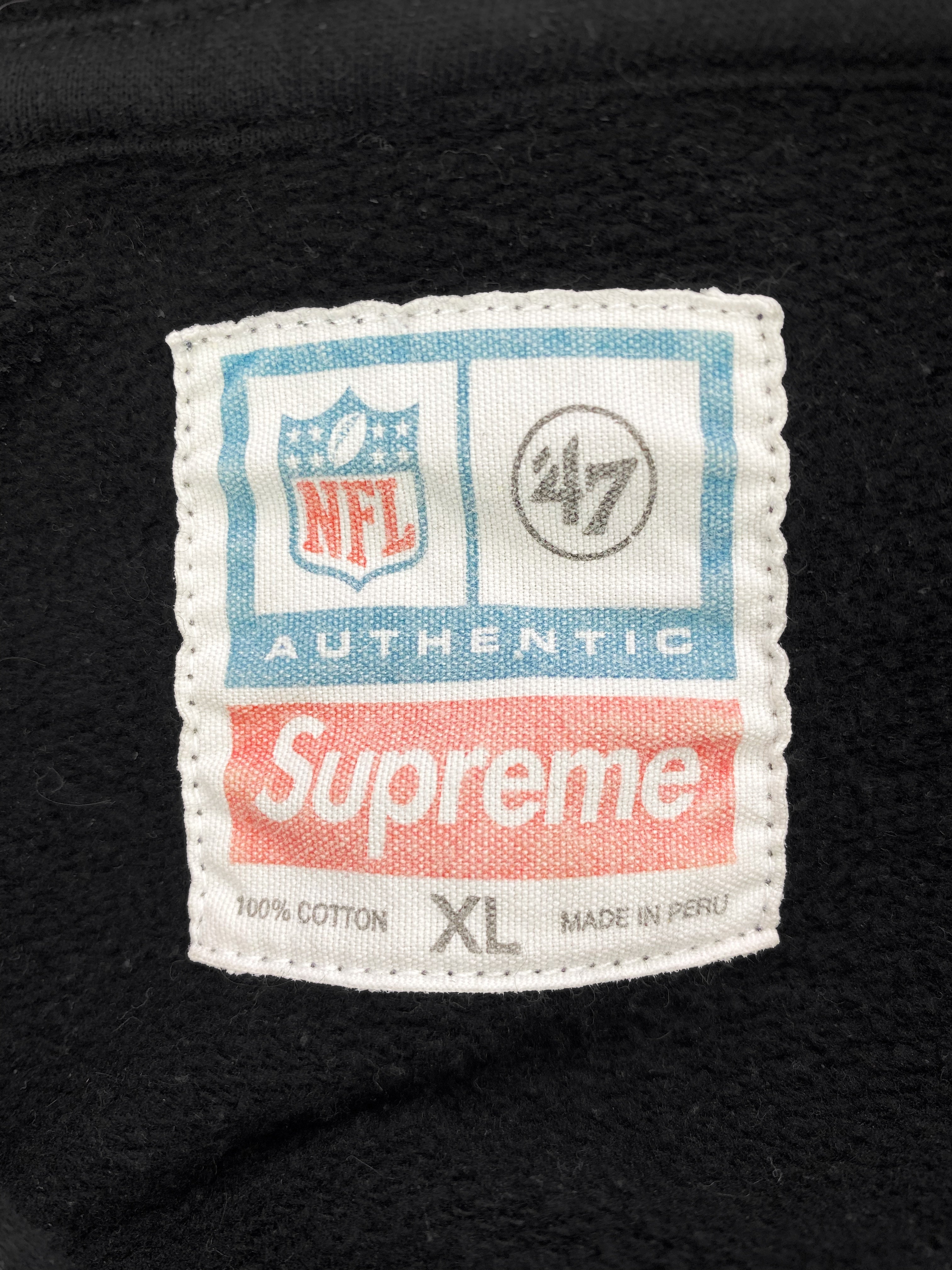 FW19 Supreme X Raiders Arc Logo Graphic Hoodie