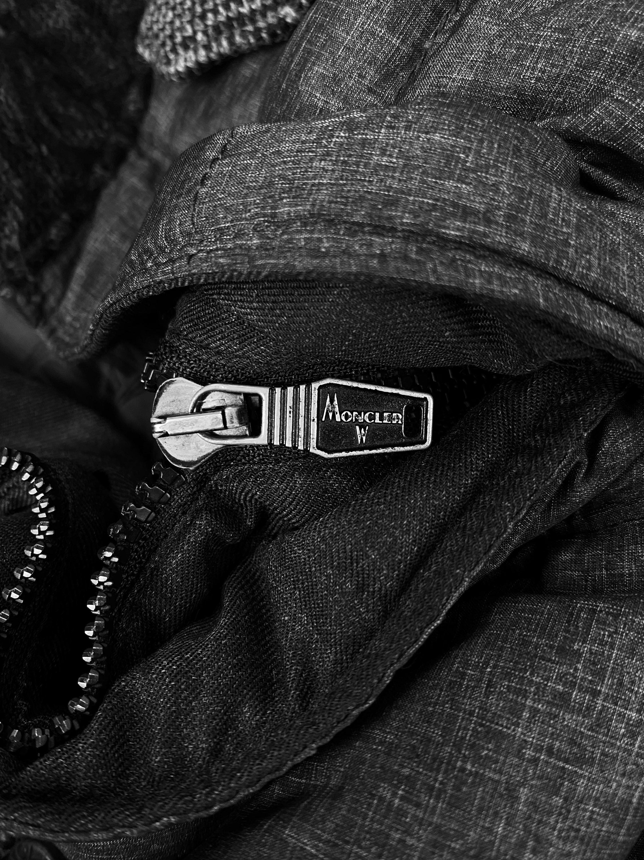 Moncler Mask Hooded Down Fill Quilted Puffer Jacket