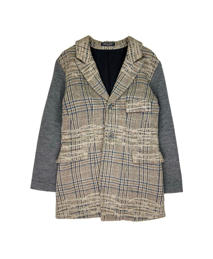 AW96 Undercover Hand Painted Barbed Wire Trench Coat
