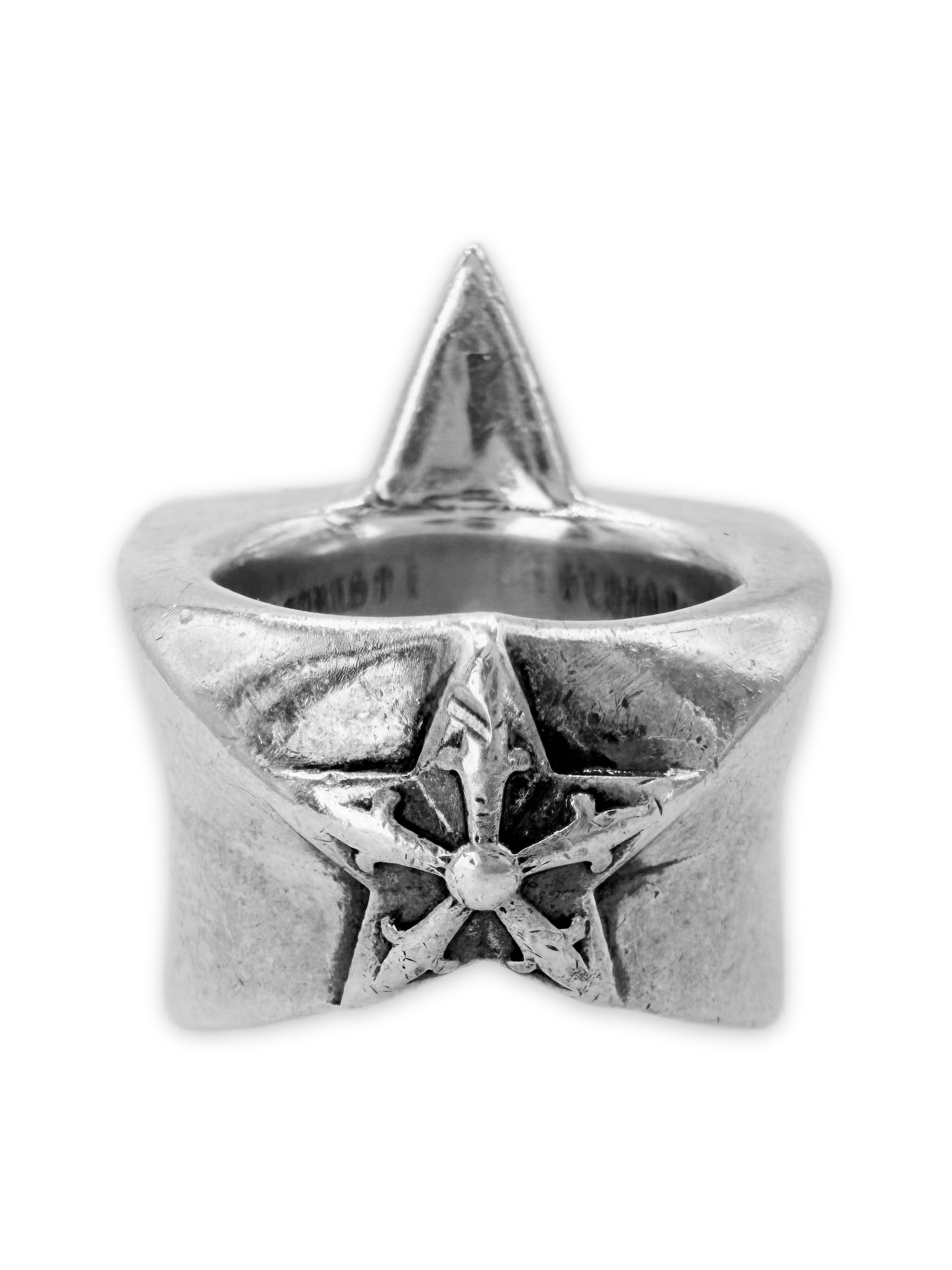 Chrome Hearts ‘Star’ XL .925 Silver Ring