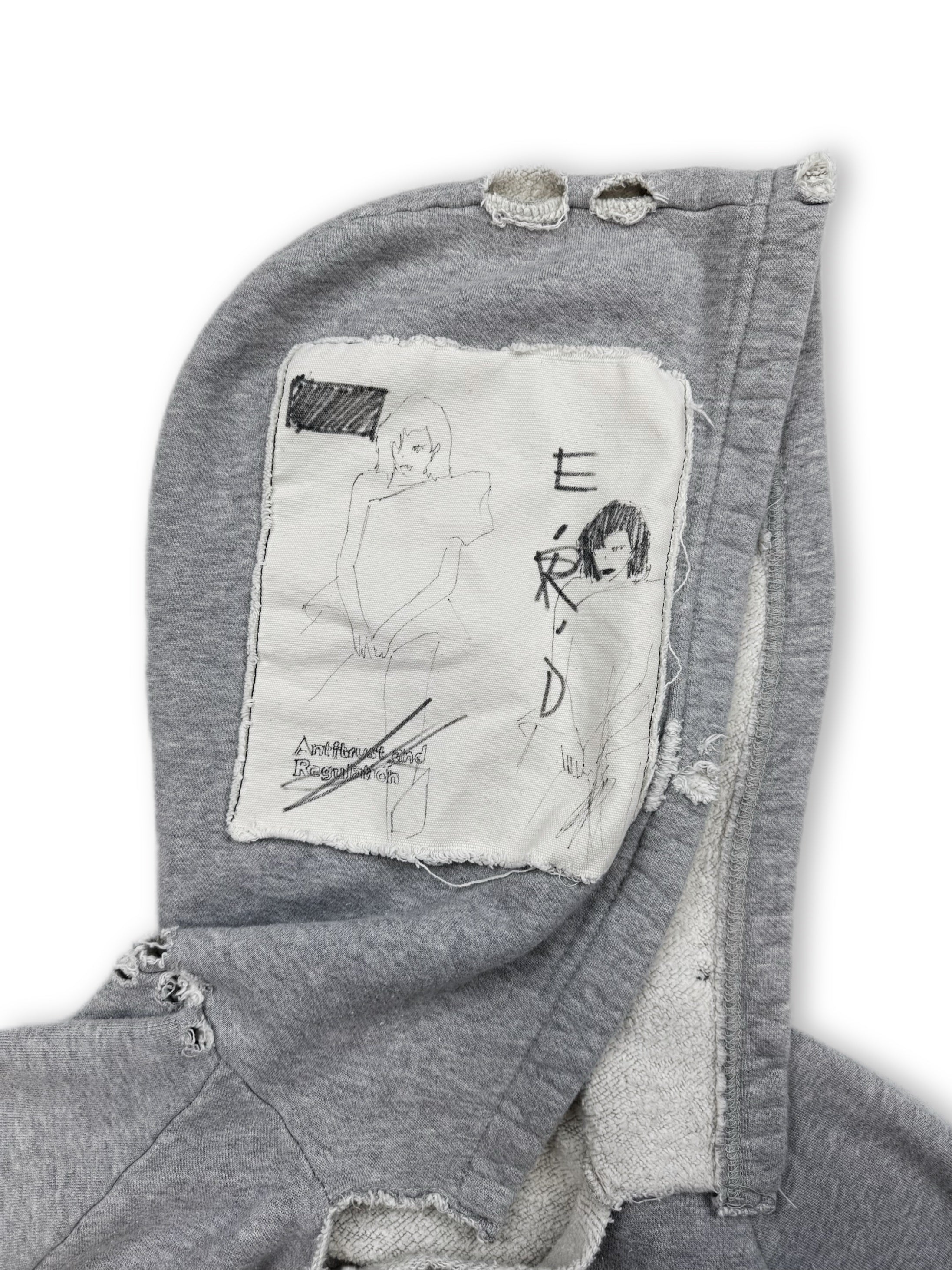 SS19 Enfants Riches Deprimes 1/1 Hand Drawn Masturbating Patch Hoodie