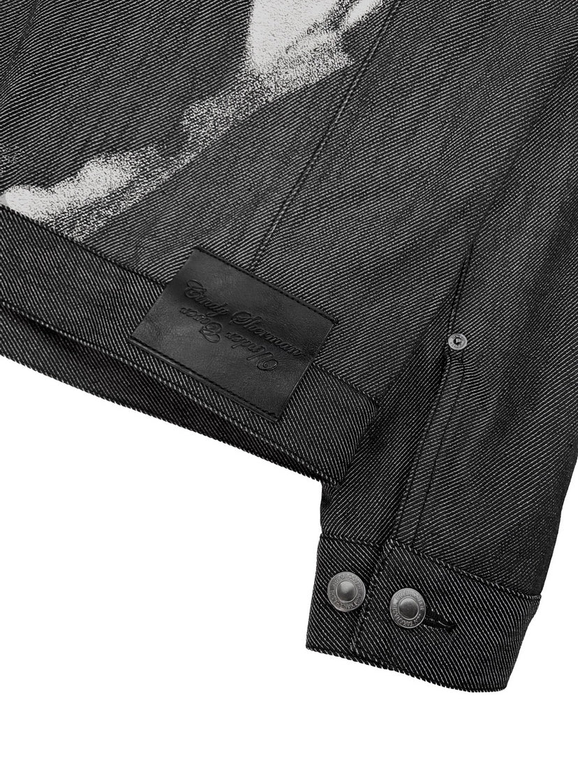 SS2020 Undercover Cindy Sherman Smoking Graphic Denim Jacket