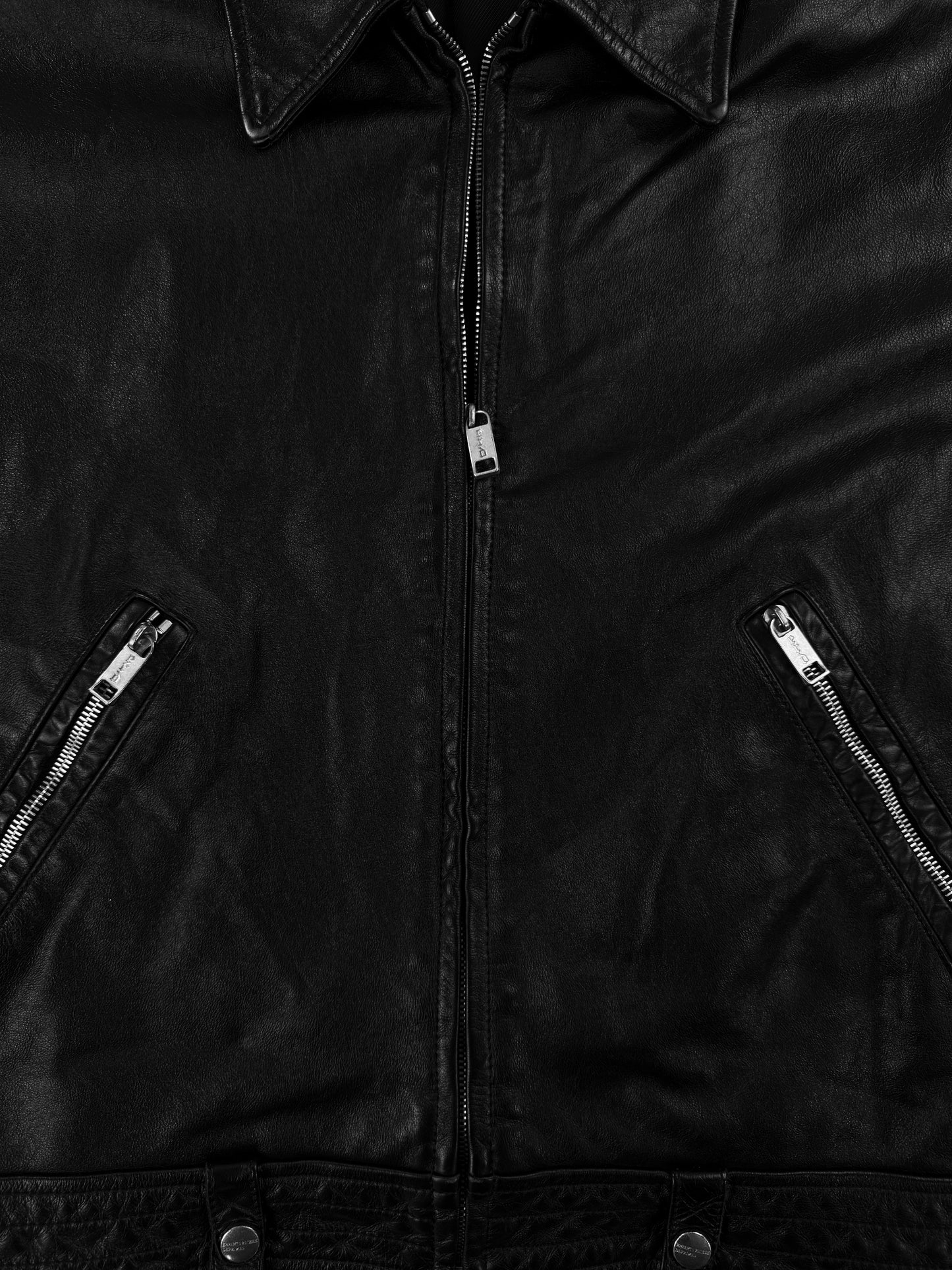 AW24 Enfants Riches Deprimes ‘Midnight Oil’ Black Leather Jacket