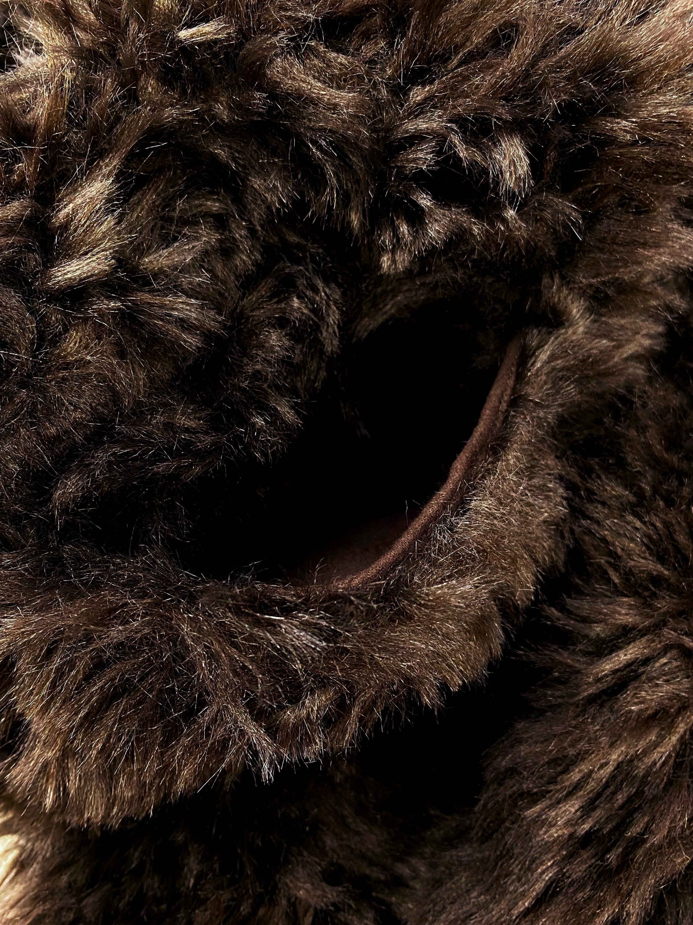 Maison Margiela MM6 Faux Fur Scarf Vest