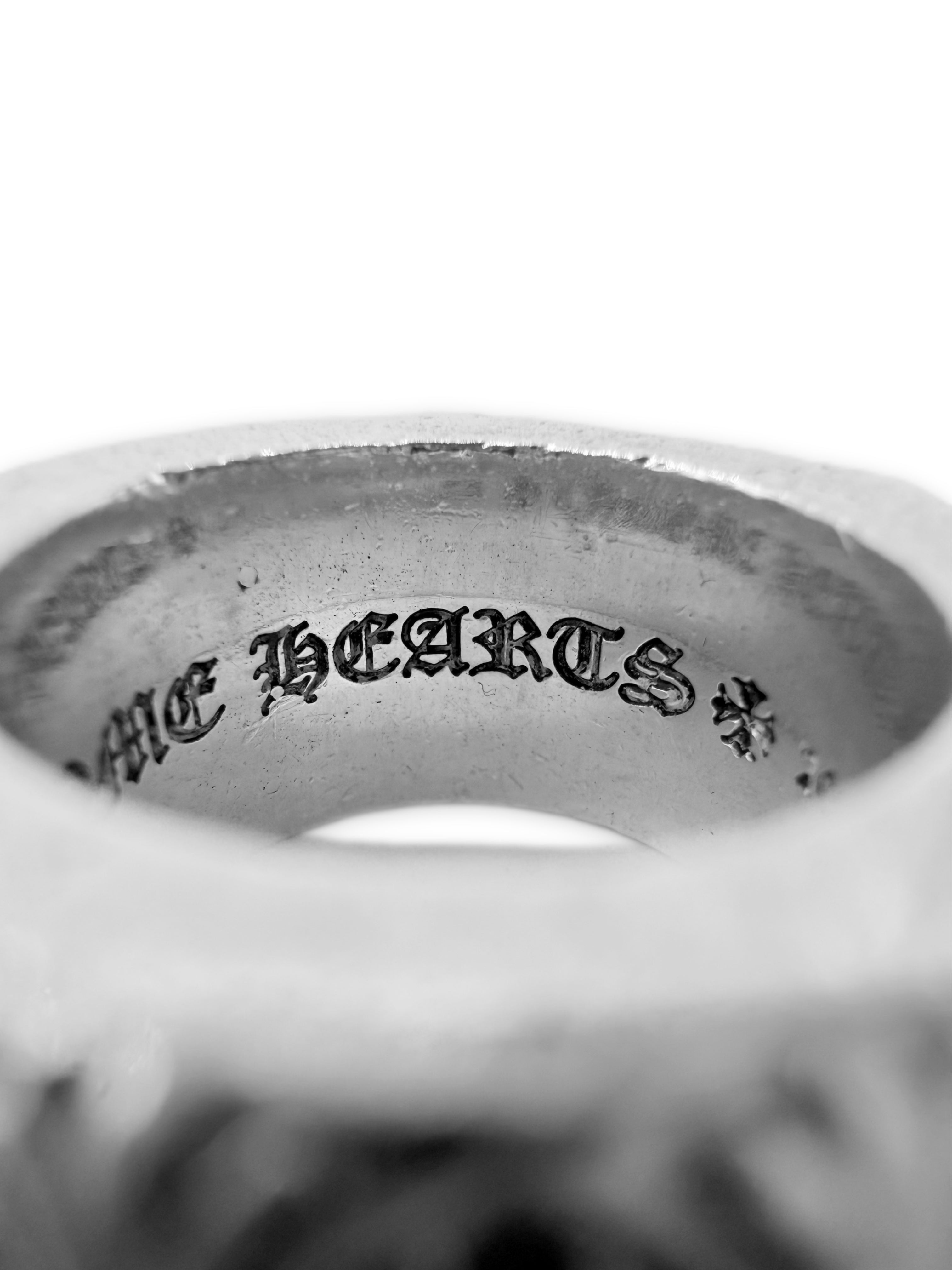 Chrome Hearts ‘Pete Punk’ Double Stud .925 Silver Ring