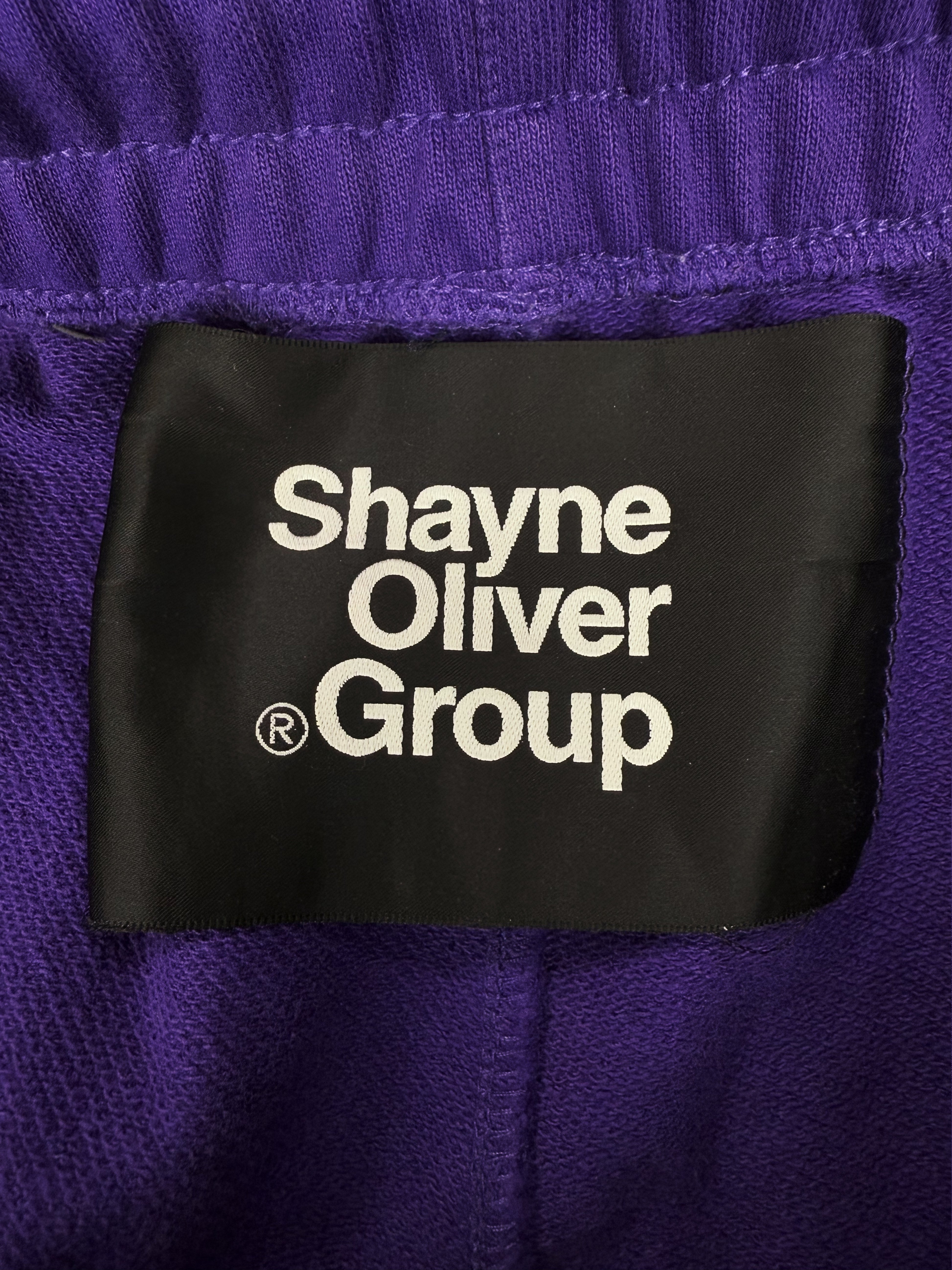 Anonymous Club by Shayne Oliver Purple Baggy Sweat Pants