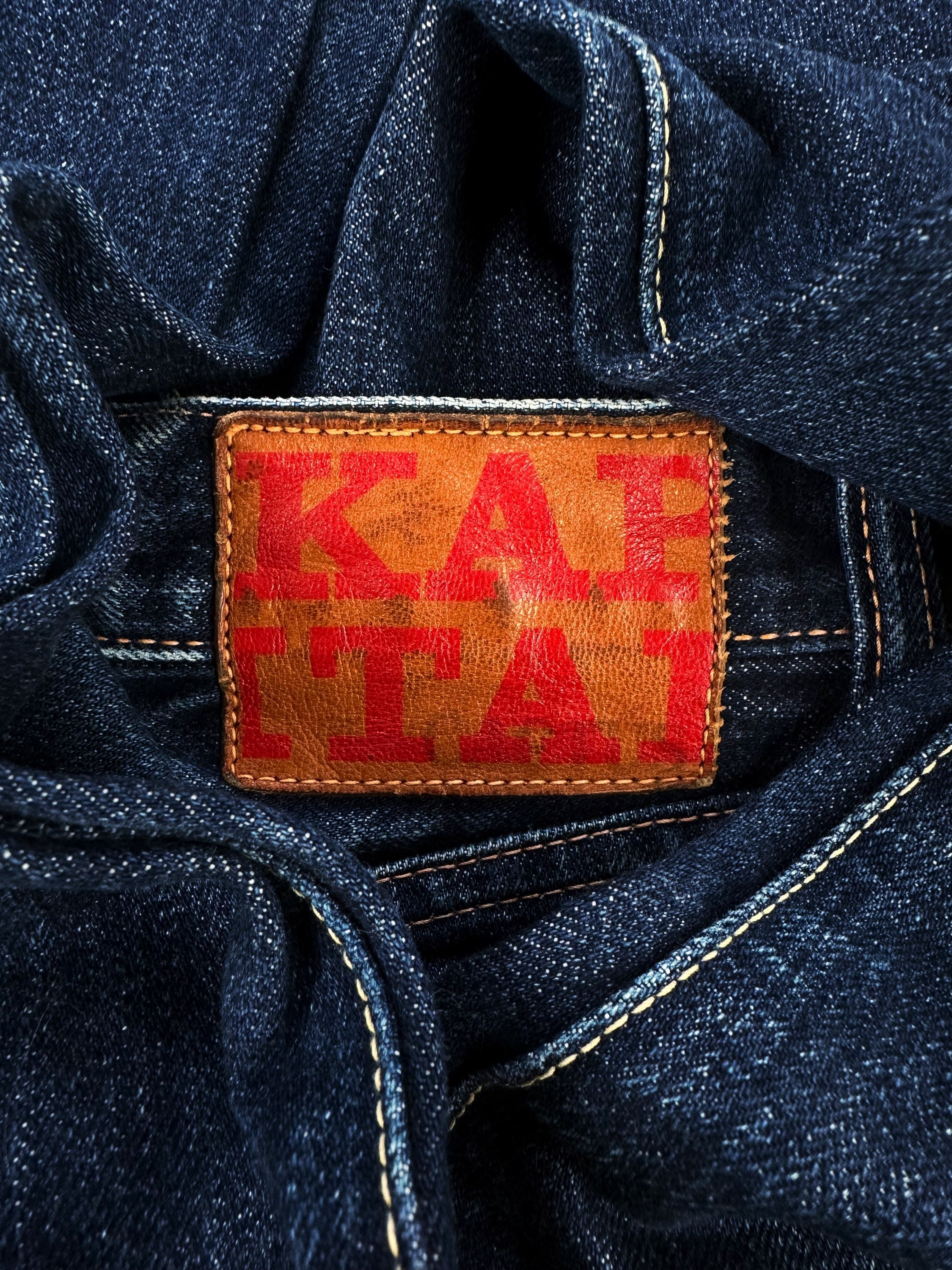 Kapital Indigo Heavyweight Flared Denim