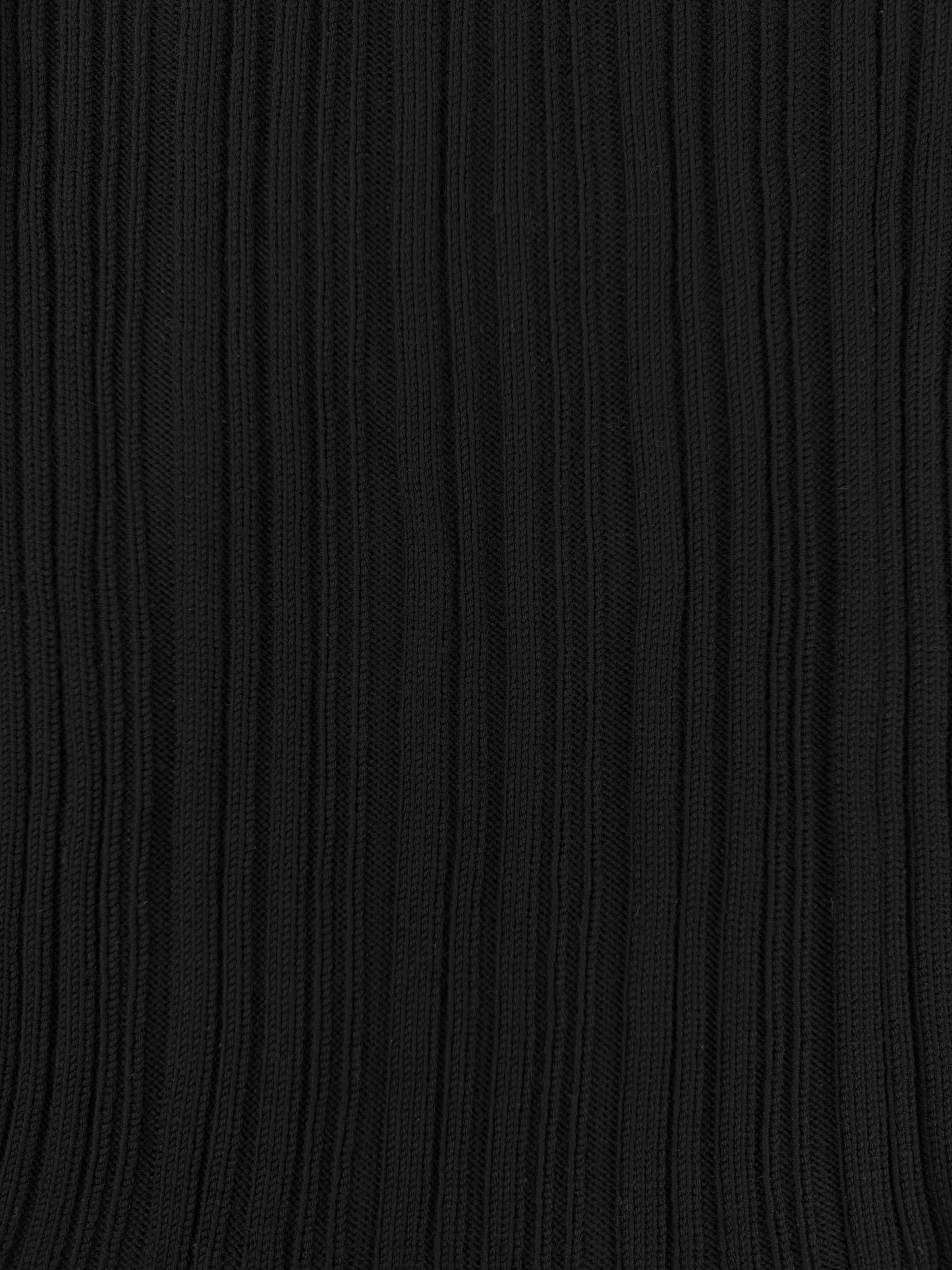 Chrome Hearts Heavy Weight Ribbed Dagger Side Zip Knitted Sweater