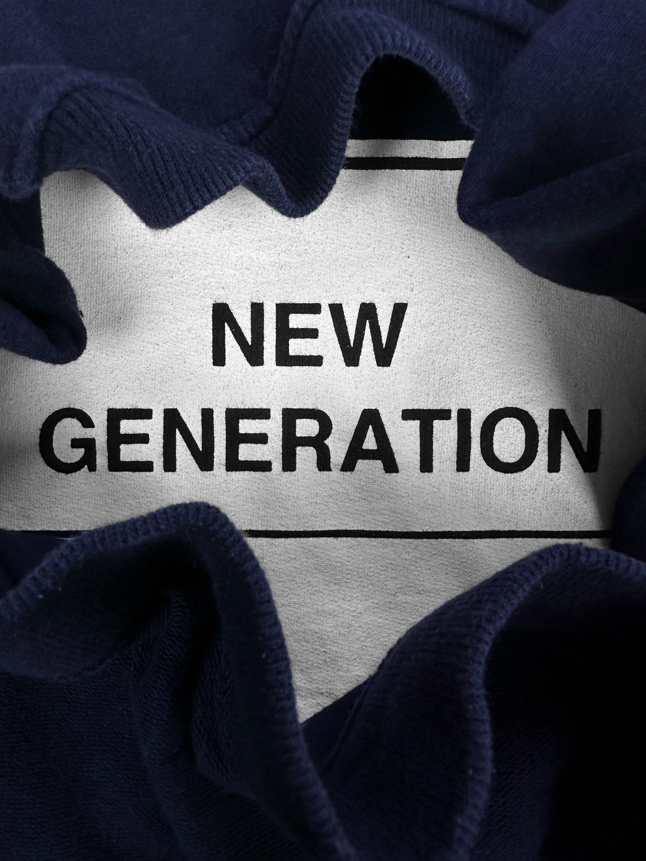 Anderson Bell ‘New Generation’ Navy Blue Graphic T-Shirt