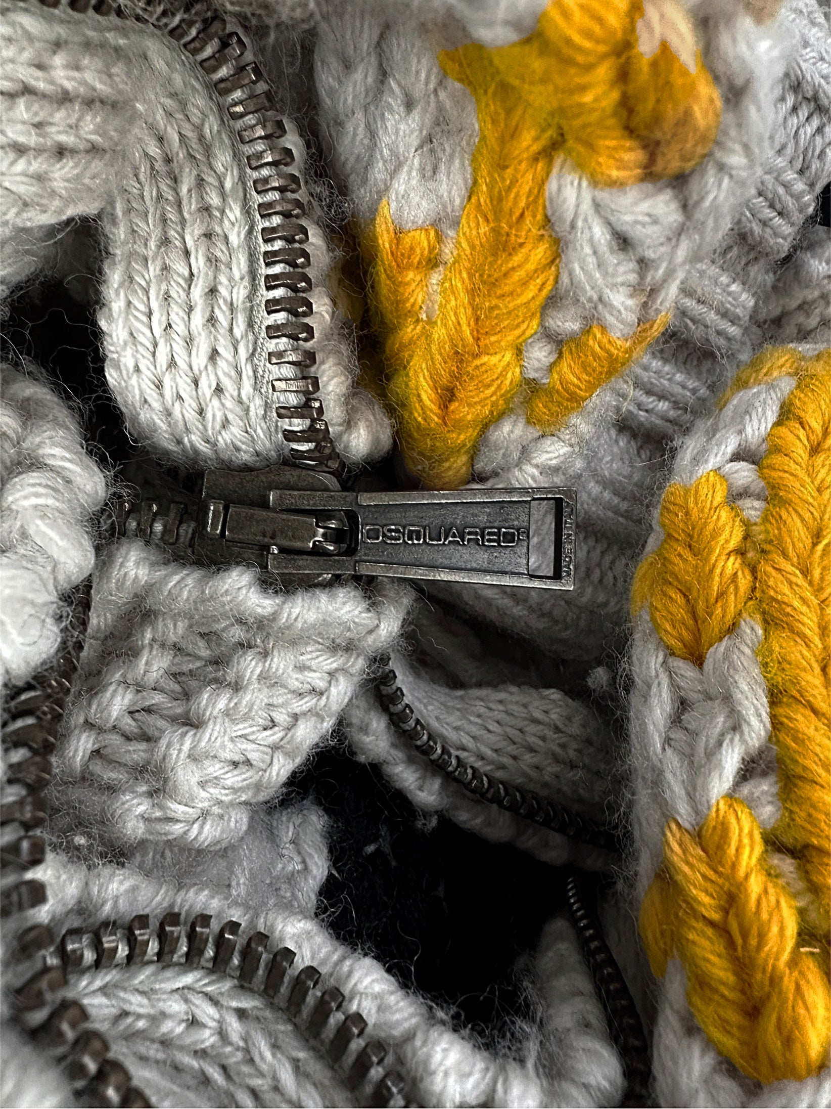 AW05 Dsquared2 ‘Jesus Loves Even Me’ Church Knitted Cowichan