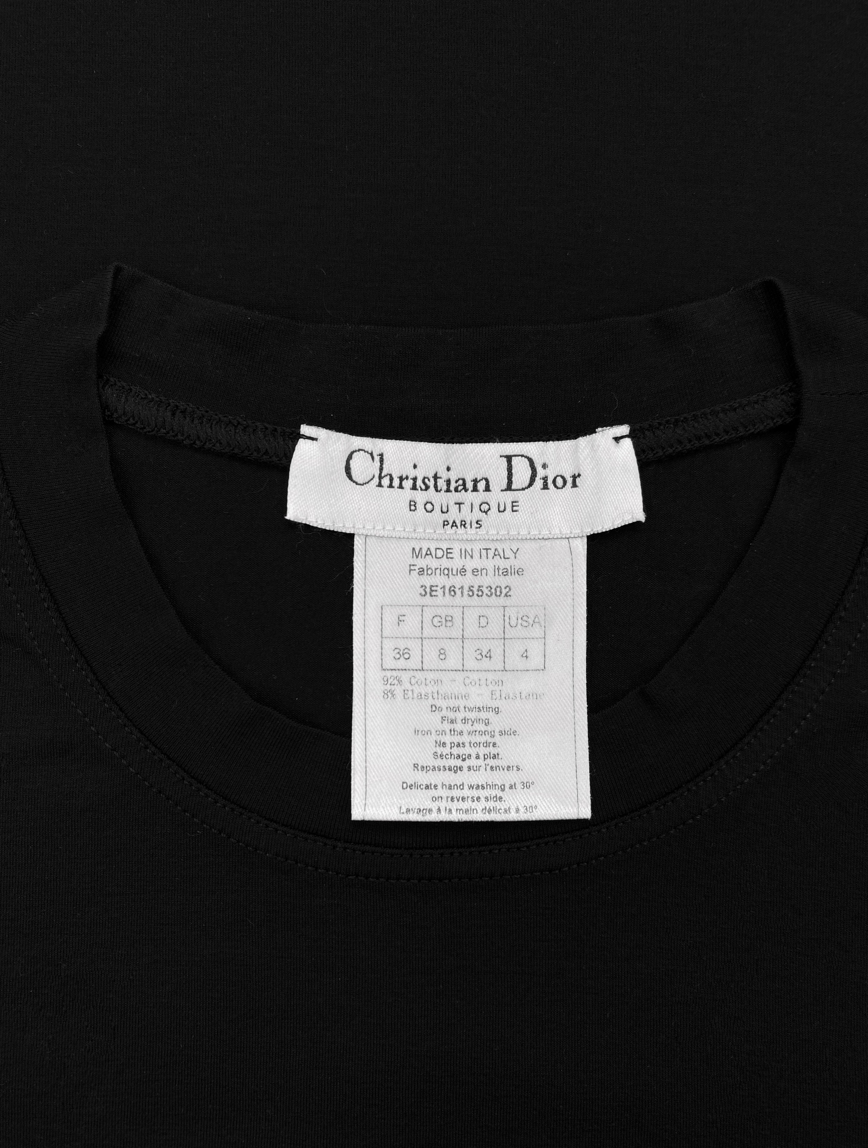FW01 Dior by John Galliano “J’Adore Dior” Ransom Tank-top