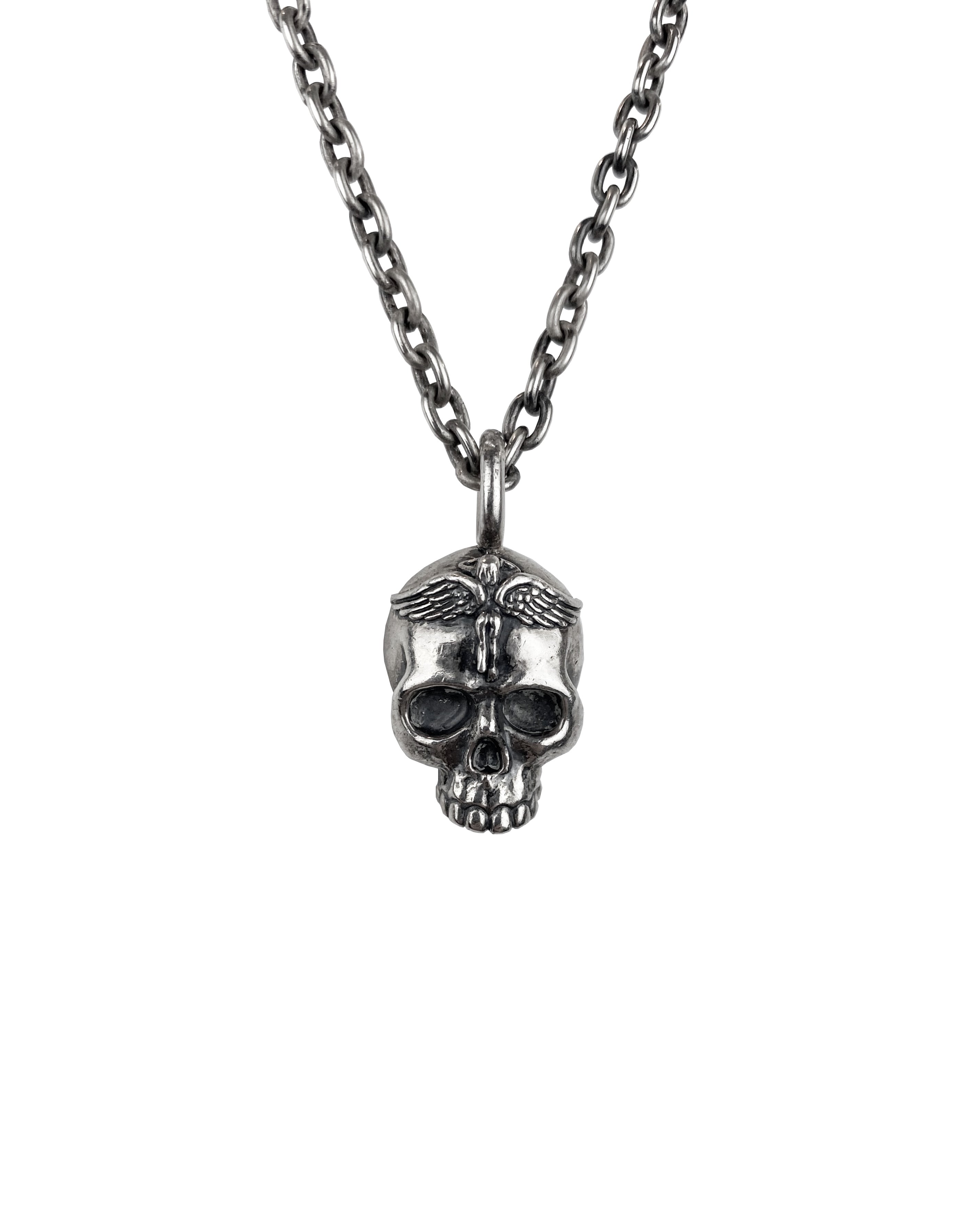 2005 Yohji Yamamoto Y’s For Men .925 Silver Winged Skull Chain