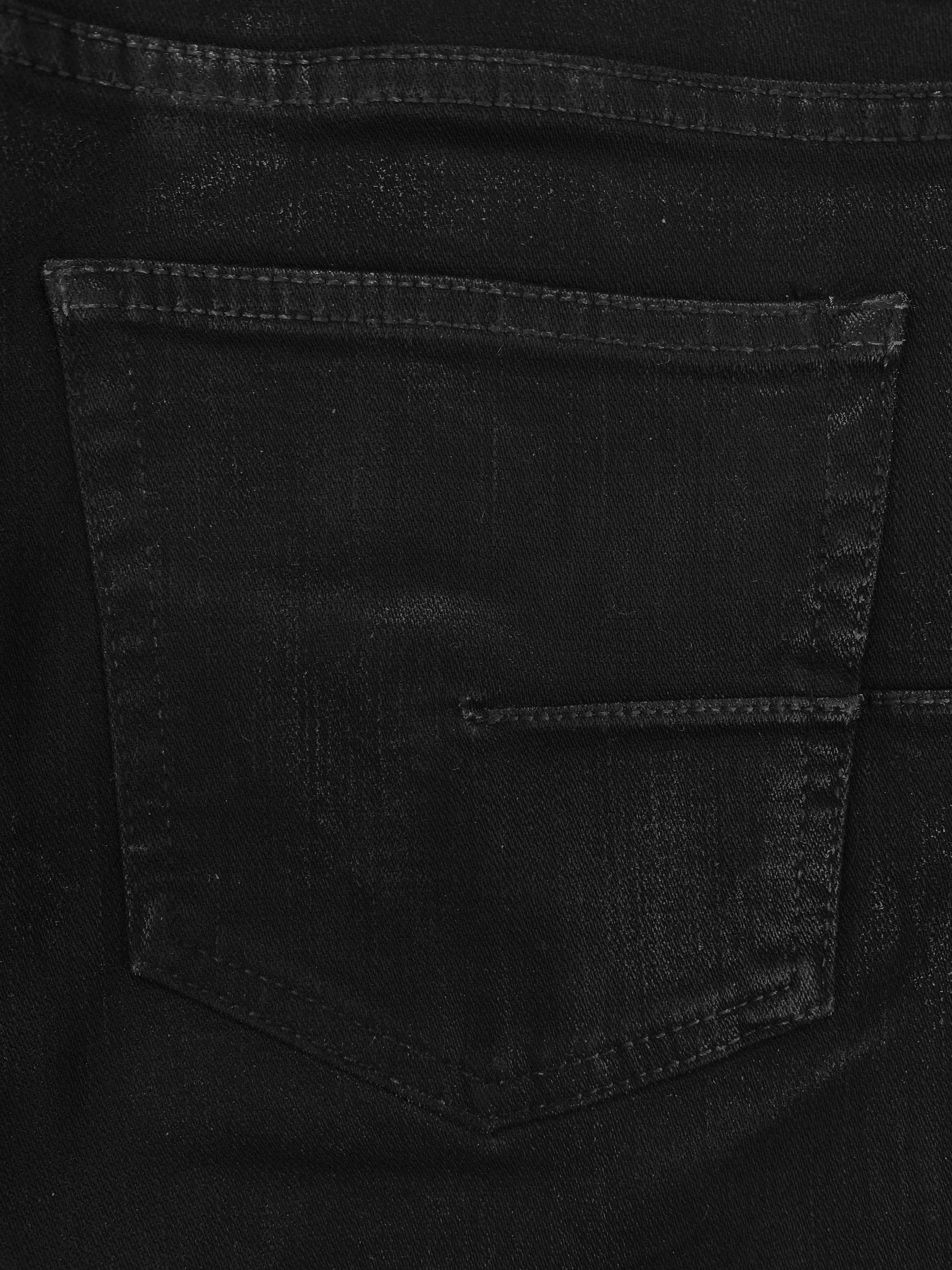 Dior by Hedi Slimane Gradient Dip-Dye Waxed Skinny Denim