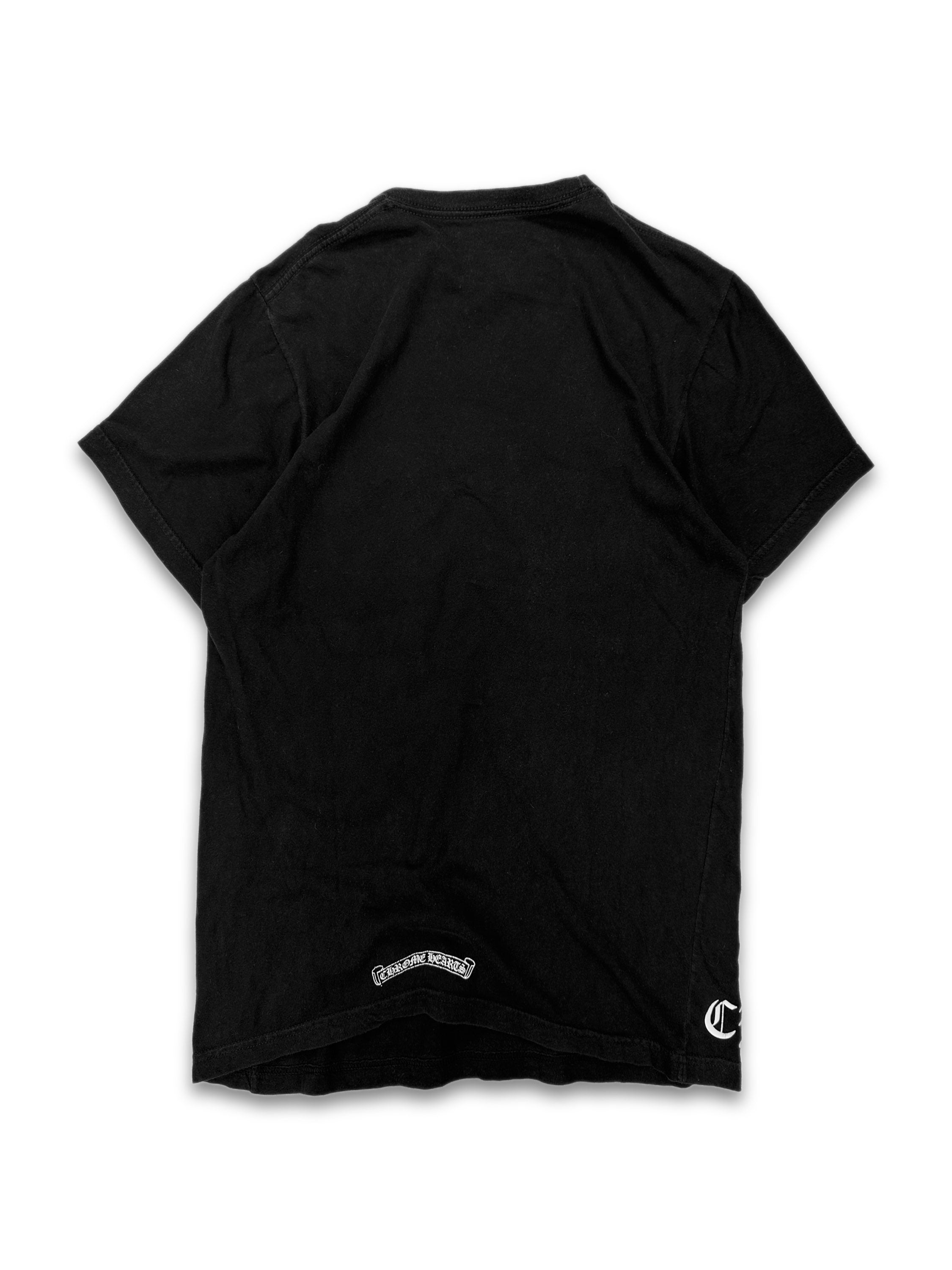 00s Chrome Hearts ‘CH’ Monogram Black Chest Pocket T-Shirt