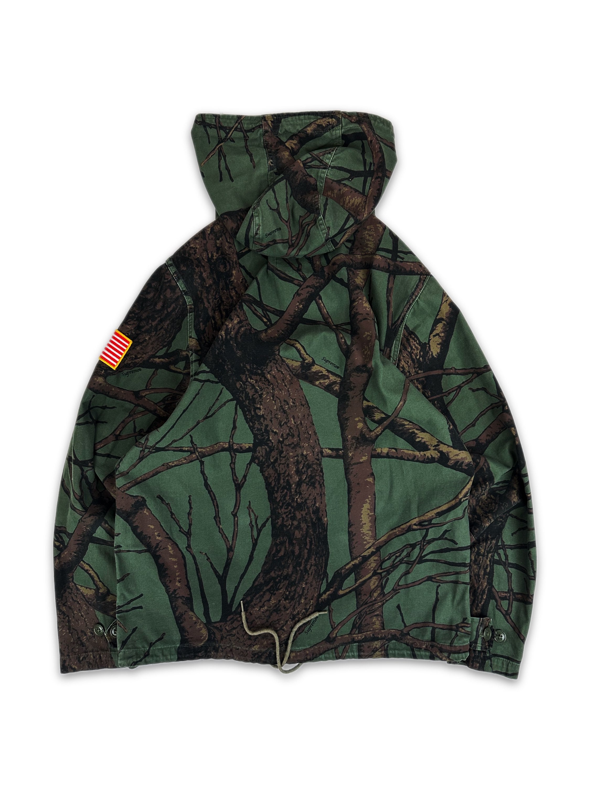 AW12 Supreme ‘Tree Camo’ Forest Green Quarter-zip Anorak