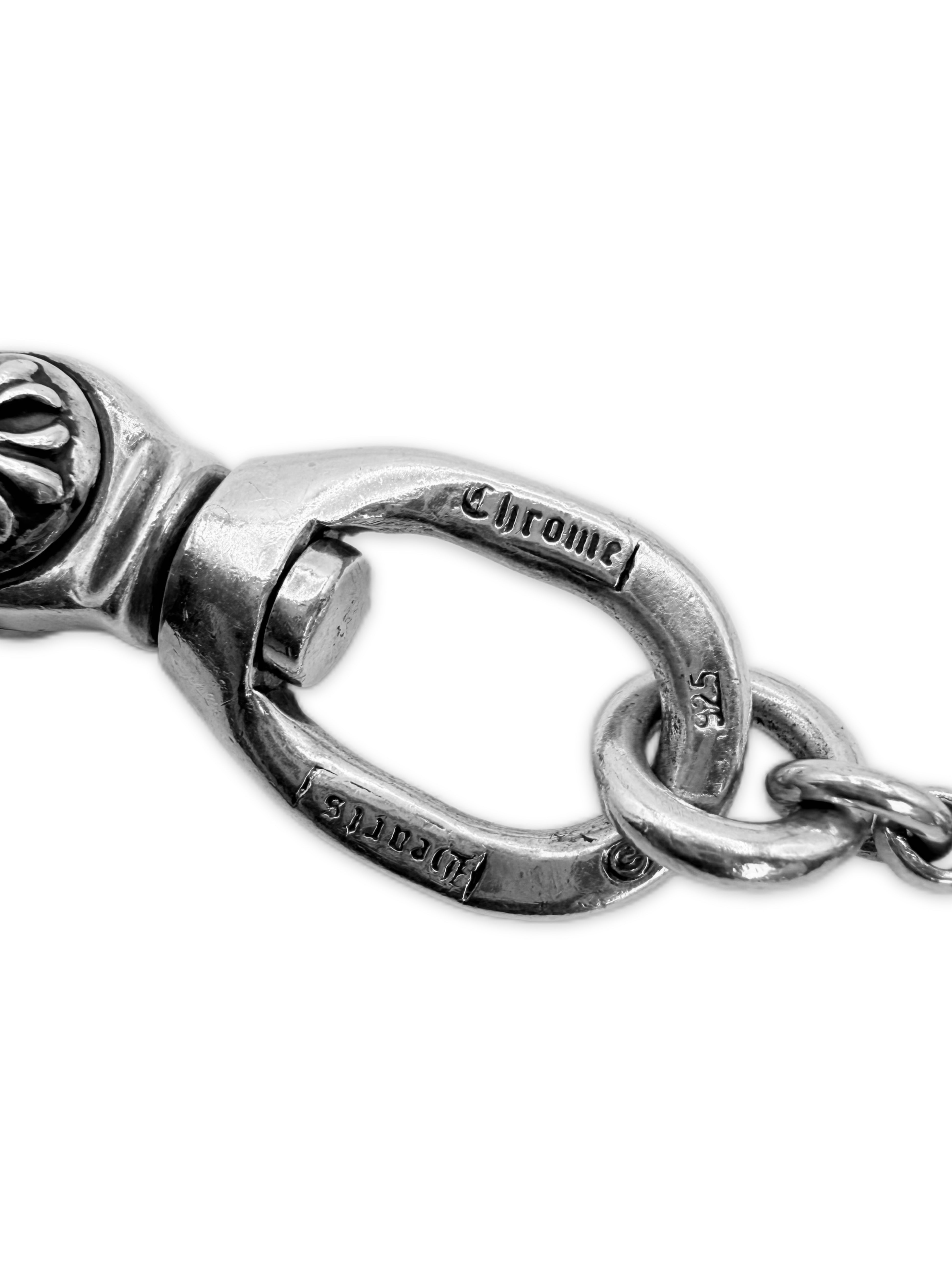 Chrome Hearts ‘Dice Cross Ball’ Double Lobster Clasp Wallet Chain
