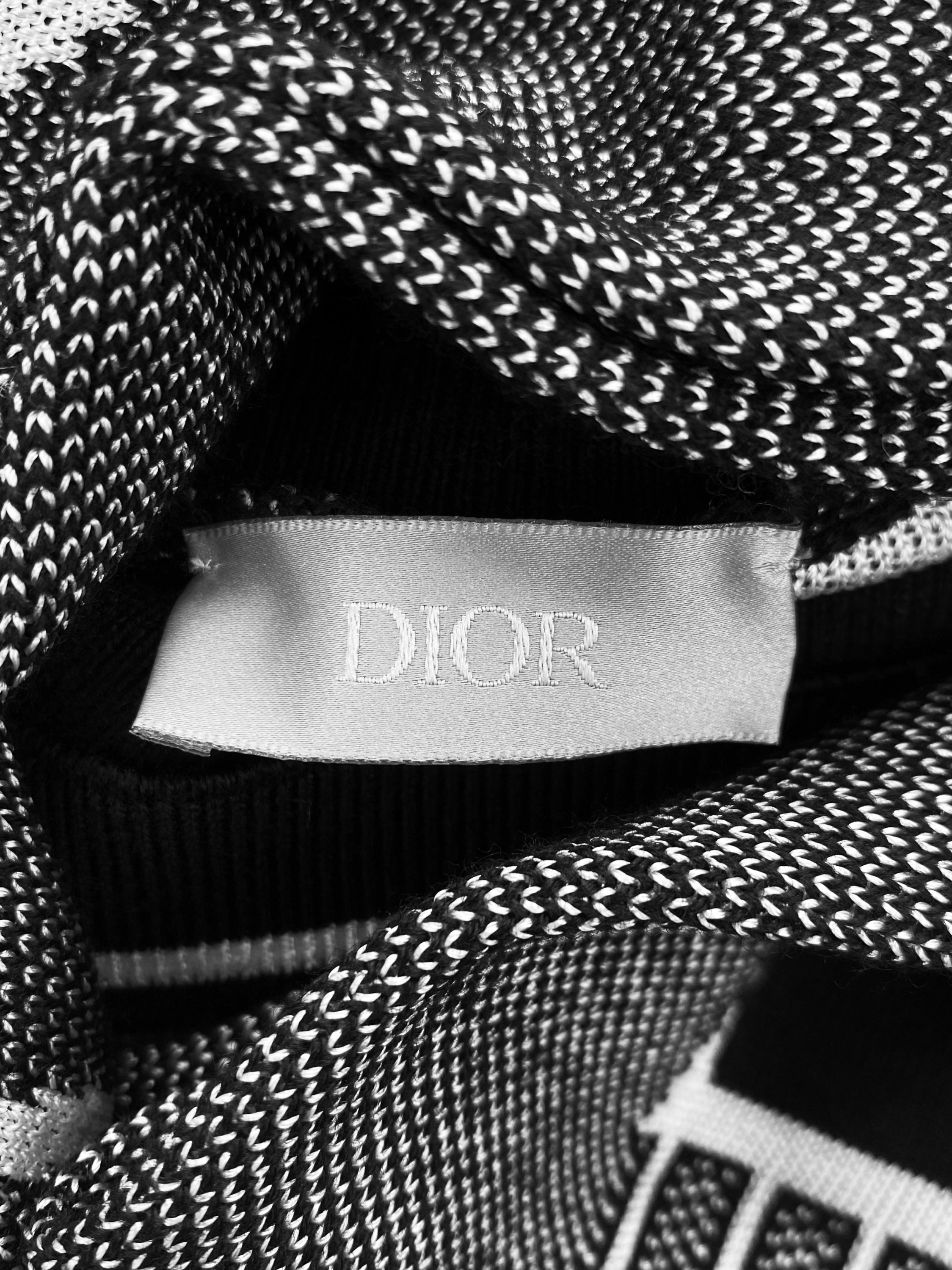 FW19 Dior Homme x Hajime Sorayama Tech Wool Knit Turtleneck