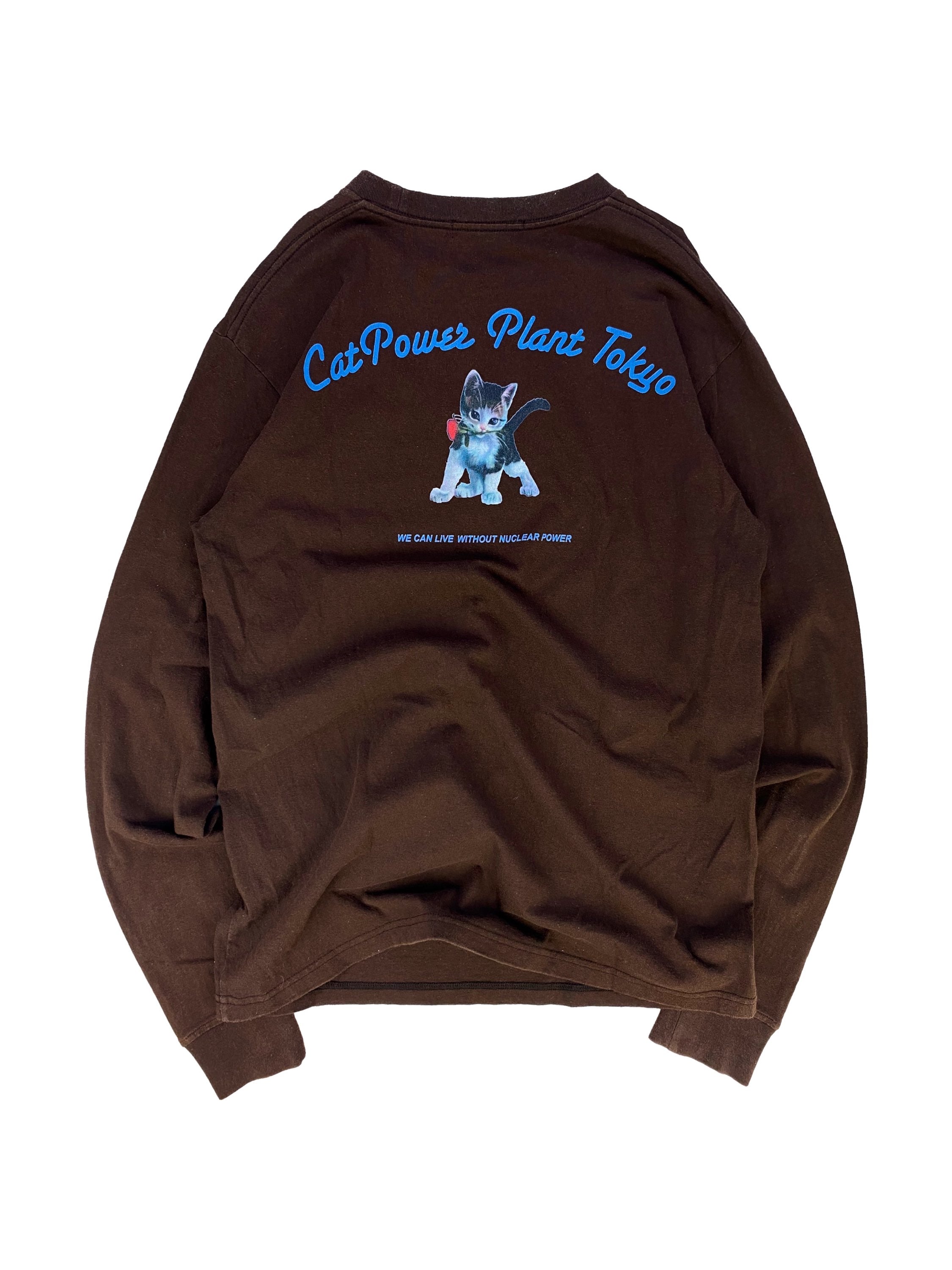 Undercover ‘Cat Power’ Graphic Brown Longsleeve Shirt