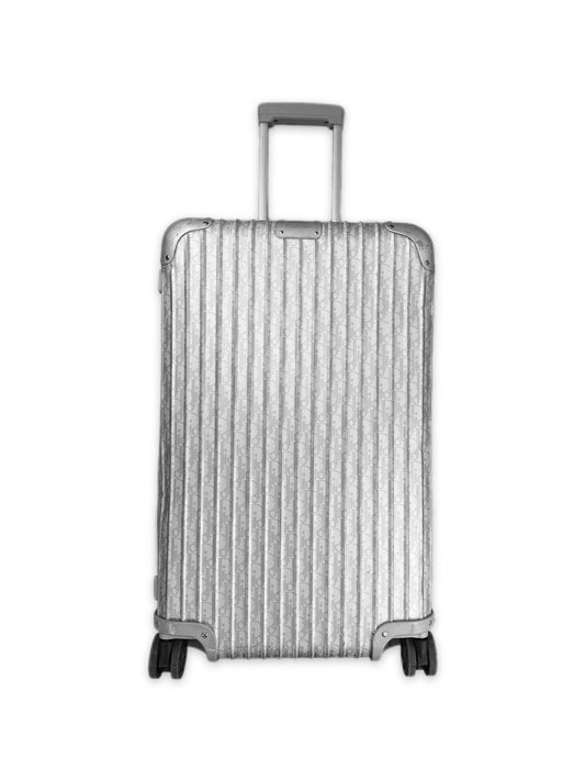 SS20 Dior x Rimowa Large Oblique Monogram 4 Wheel Aluminum Suitcase