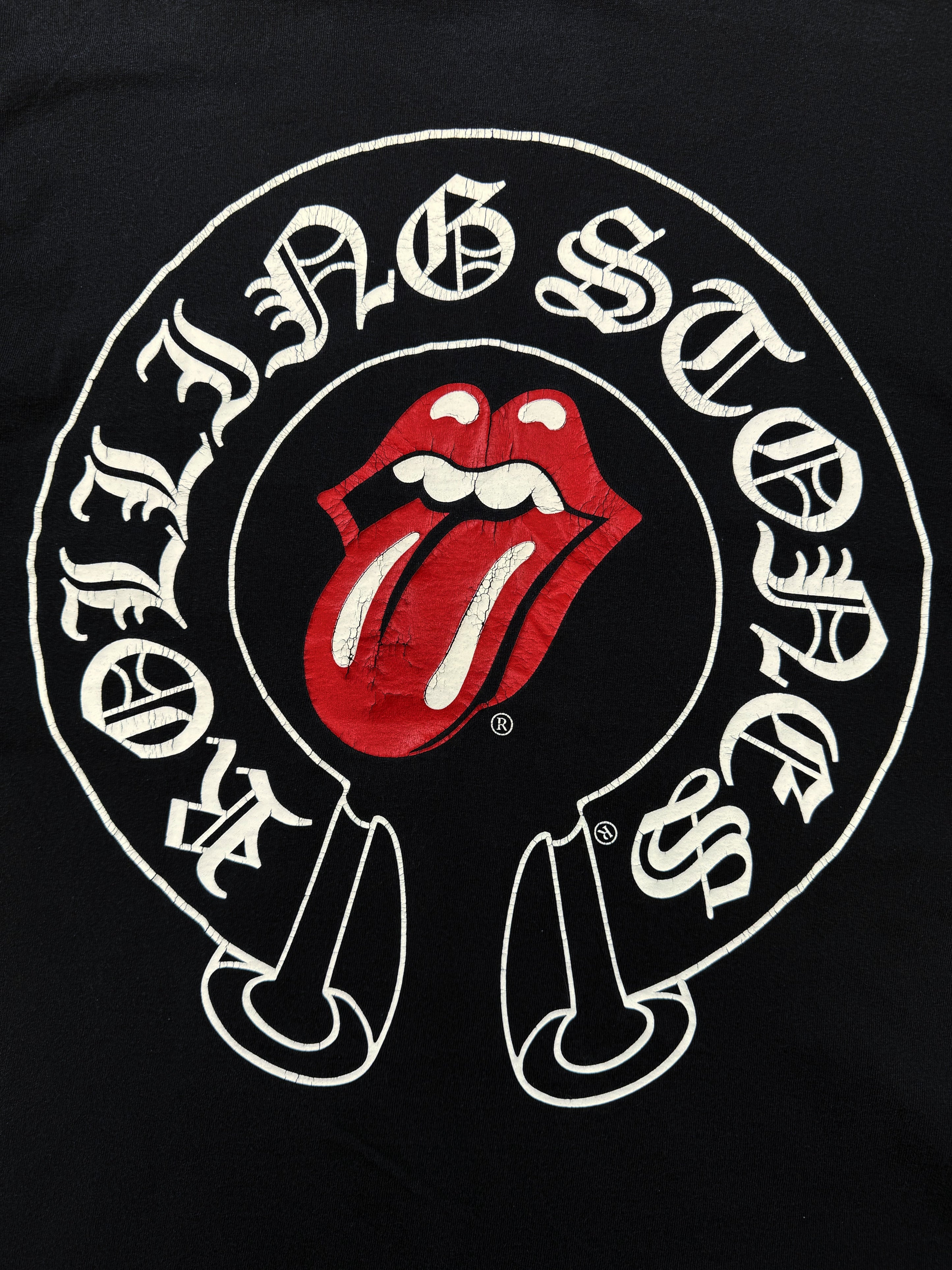 Chrome Hearts x Rolling Stones ‘Tonge & Lips’ Horse Shoe T-Shirt