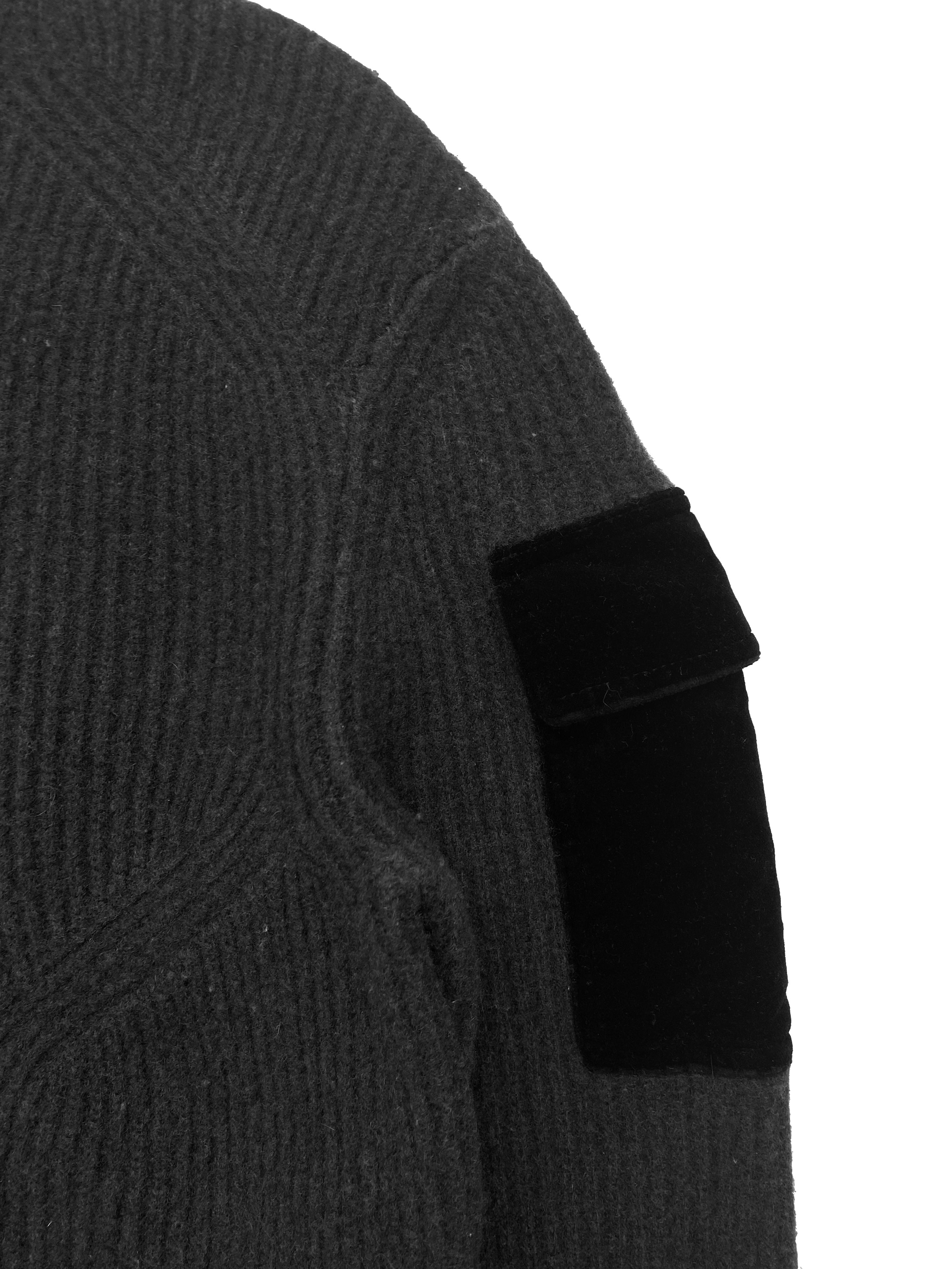 2013 Off-White Heavyweight Cargo Pocket Knitted Sweater