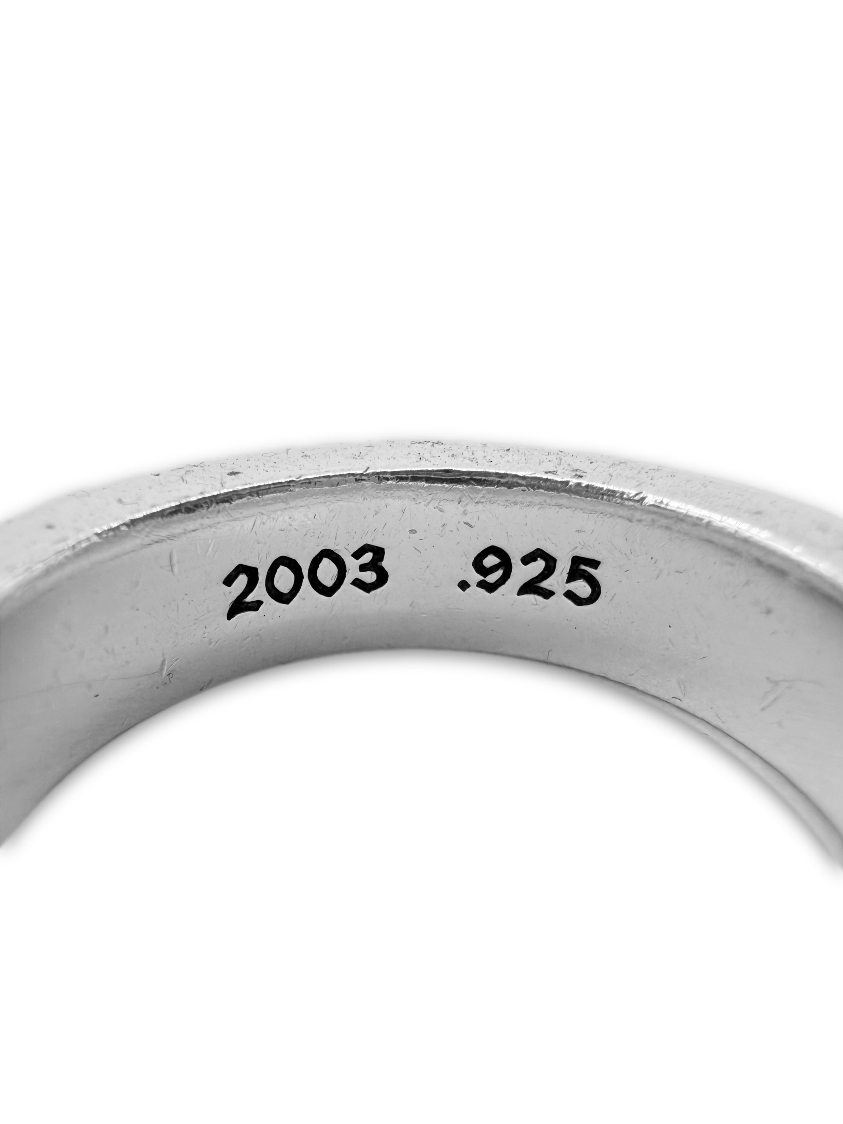 Chrome Hearts ‘Forever’ .925 Silver Plus Spacer Ring