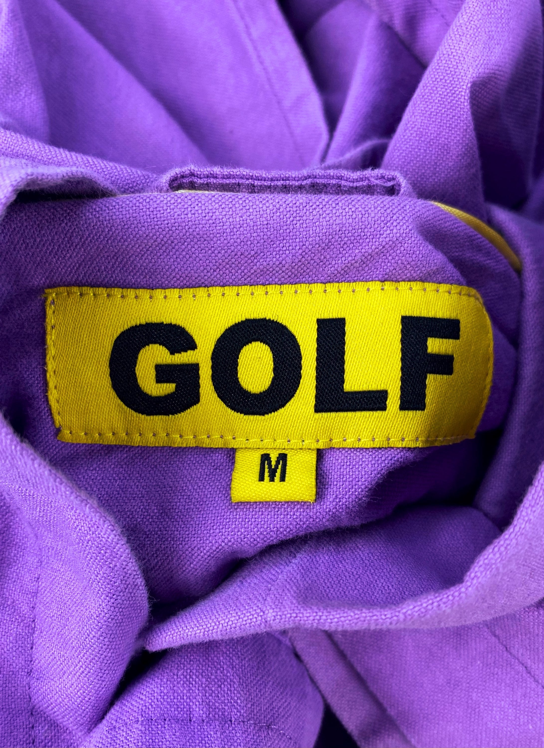 GOLF Wang Embroidered ‘G’ Logo Lilac Shortsleeve Shirt