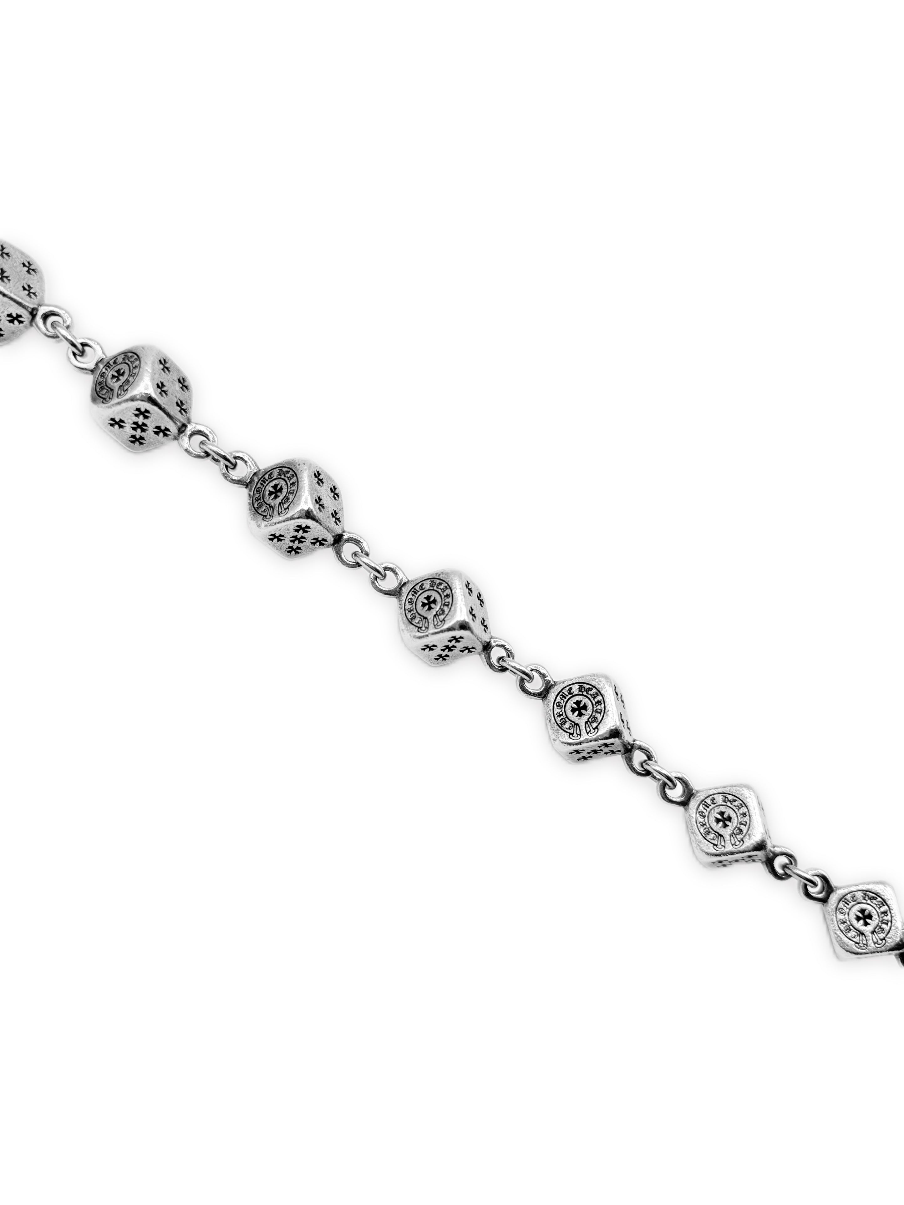 Chrome Hearts XL Dice 13 Link Double Lobster Clasp Wallet Chain