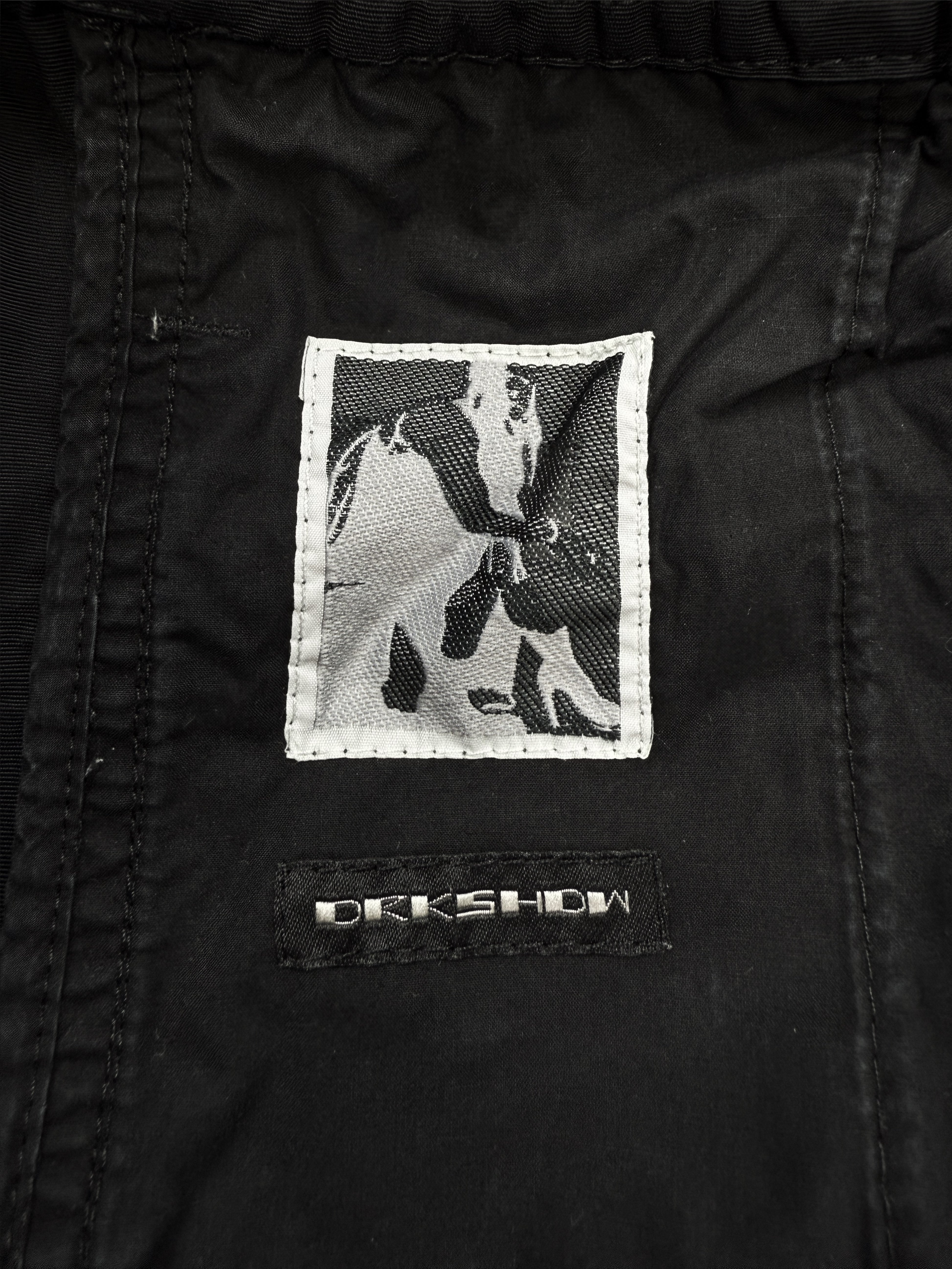 AW18 Rick Owens Patchwork ‘Pod’ Drop Crotch Nylon Shorts