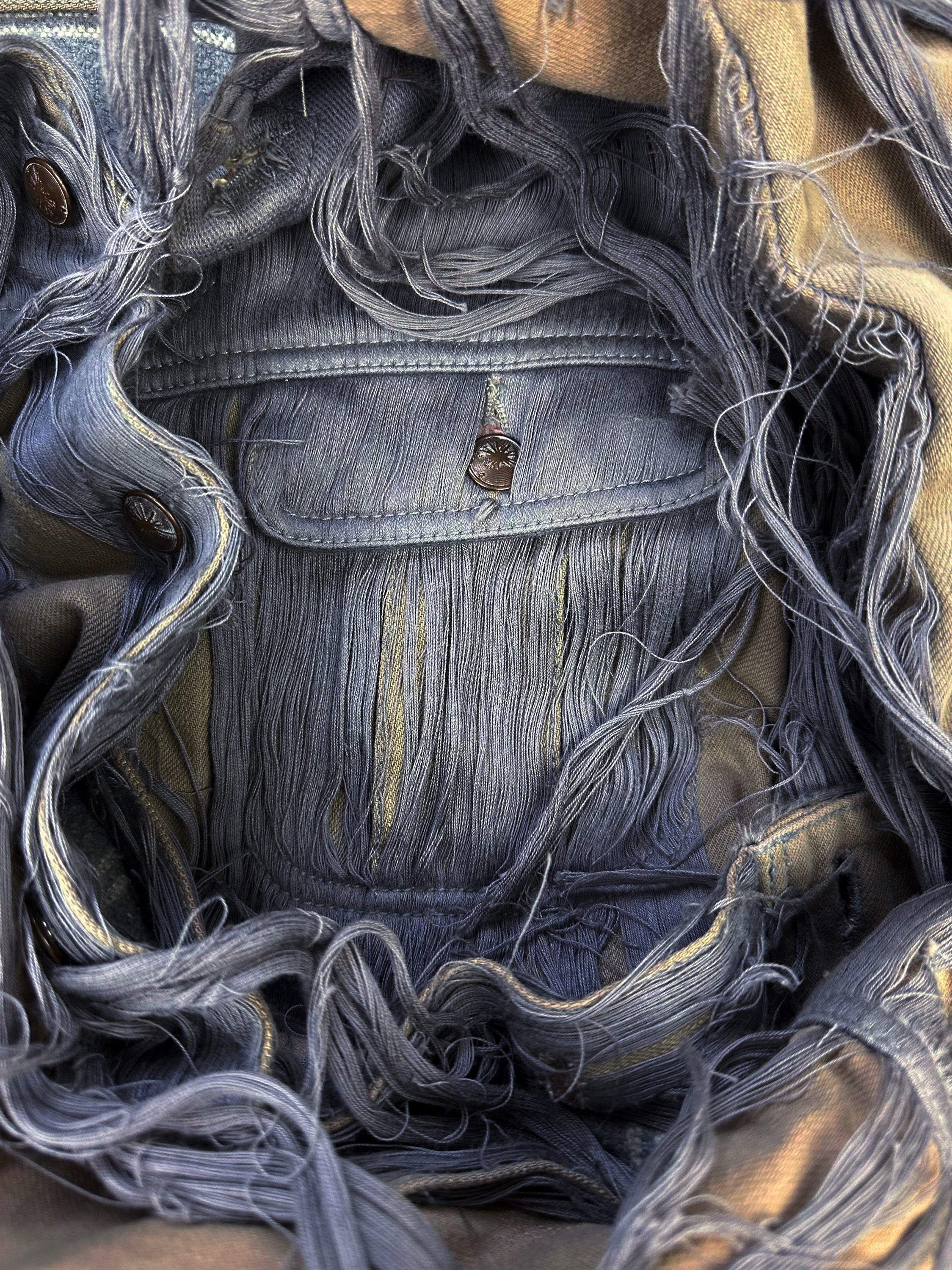 AW07 Mihara Yasuhiro ‘Mummy’ Distressed Lilac Jacket
