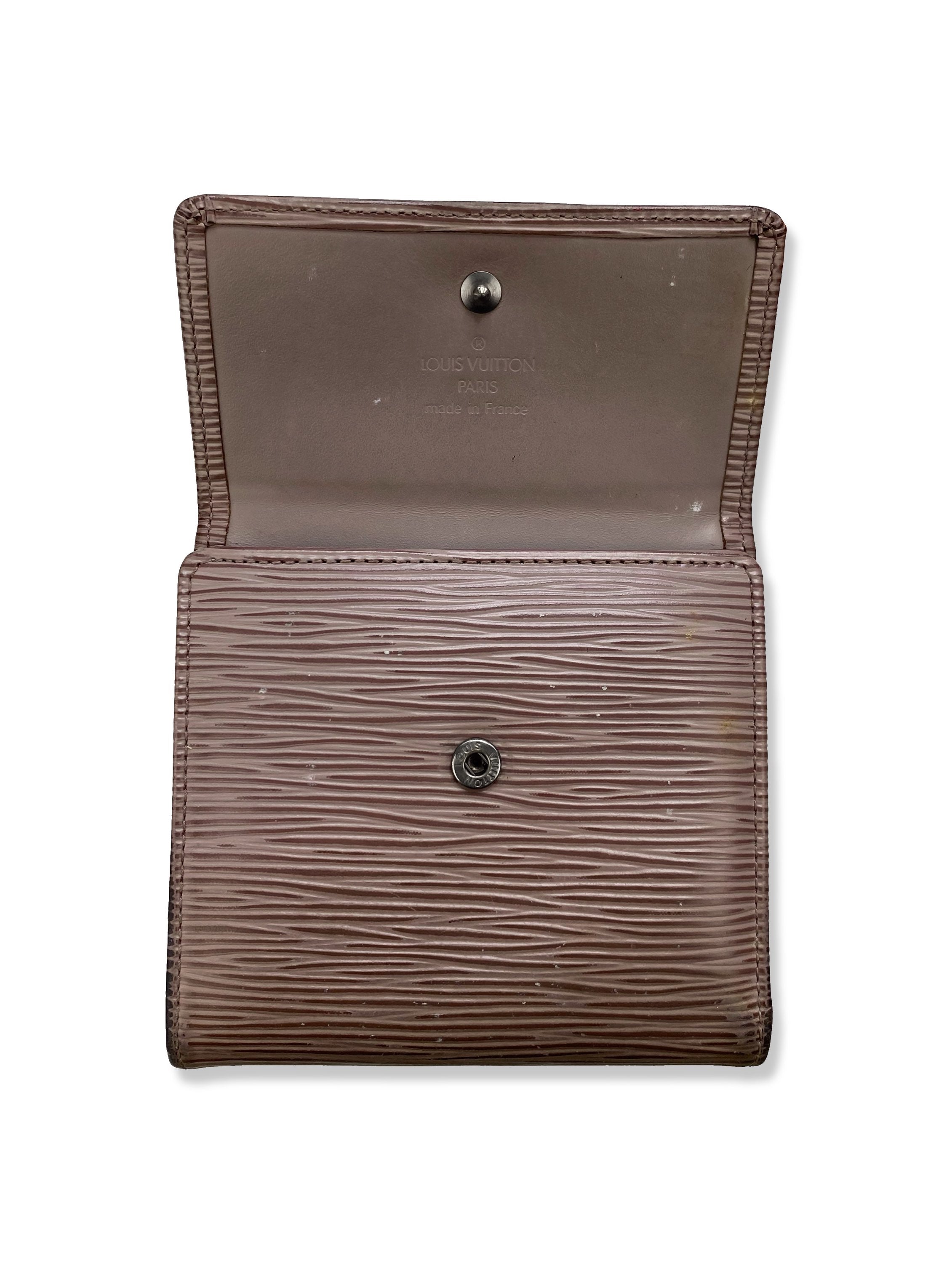 Louis Vuitton Mocha Epi Trifold Wallet