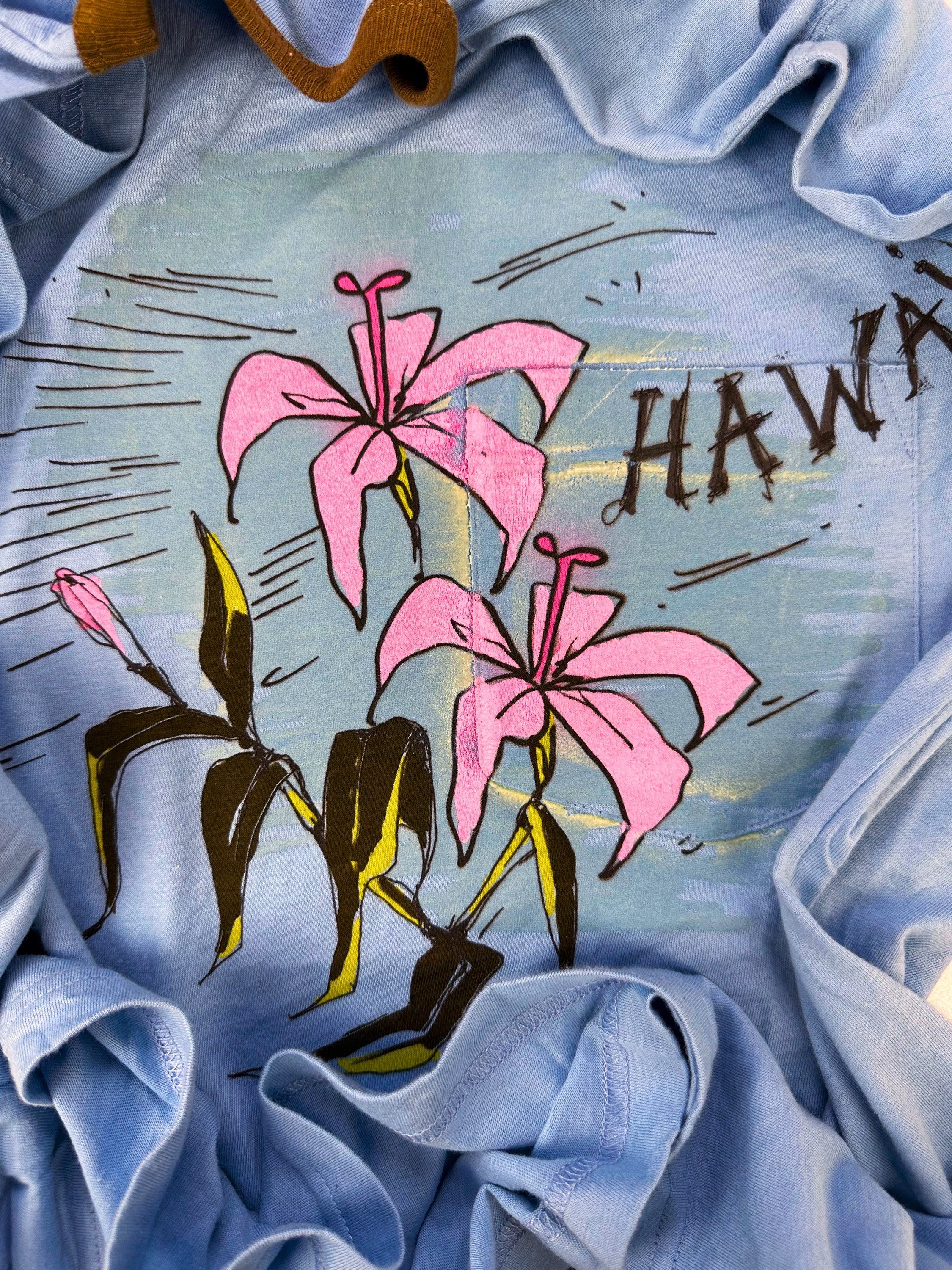00s Dolce &amp; Gabbana ‘Hawaii’ Floral Graphic T-Shirt