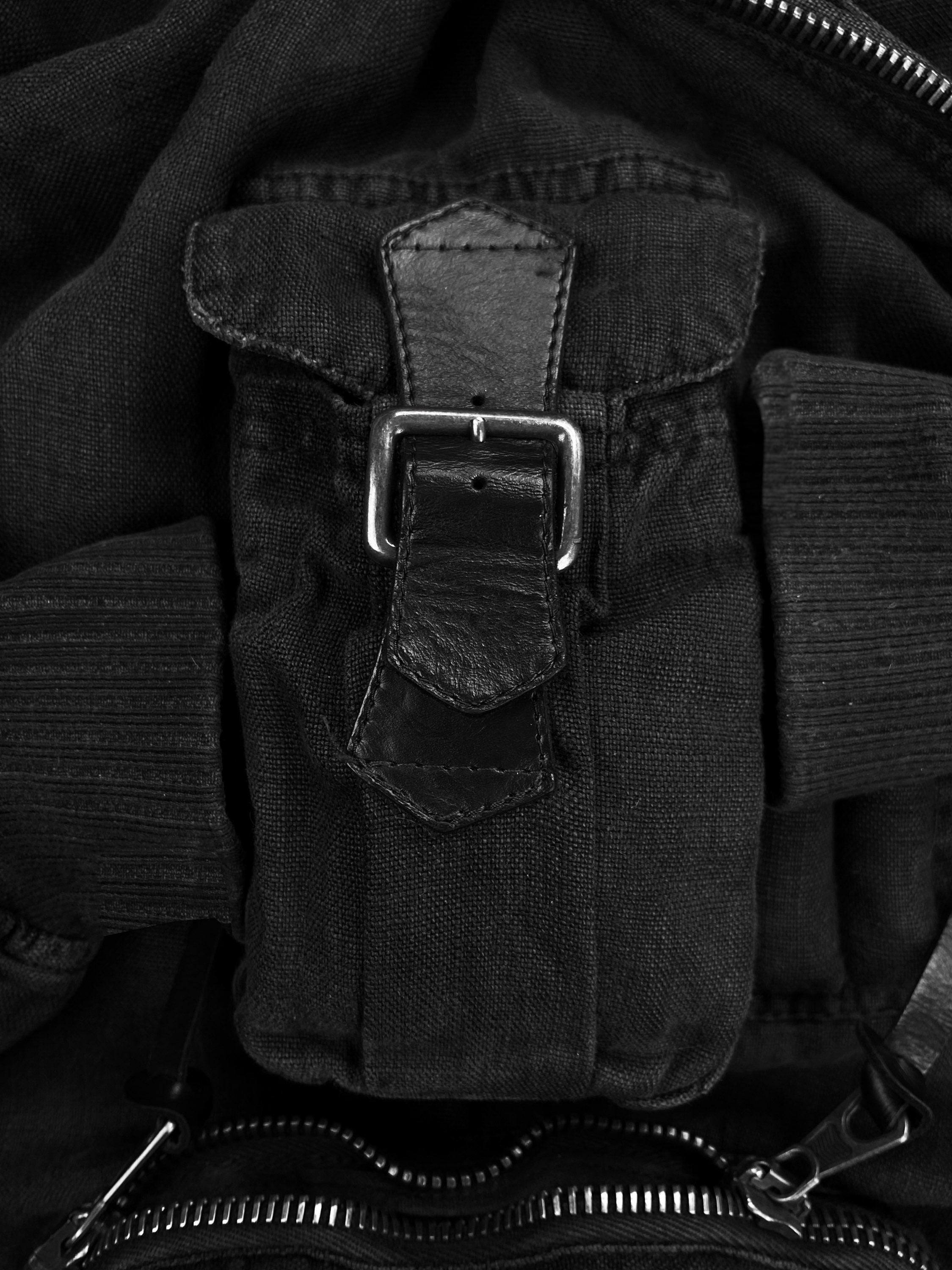 SS03 Dolce & Gabbana 3D Cargo Pocket Ash Grey Hunting Jacket
