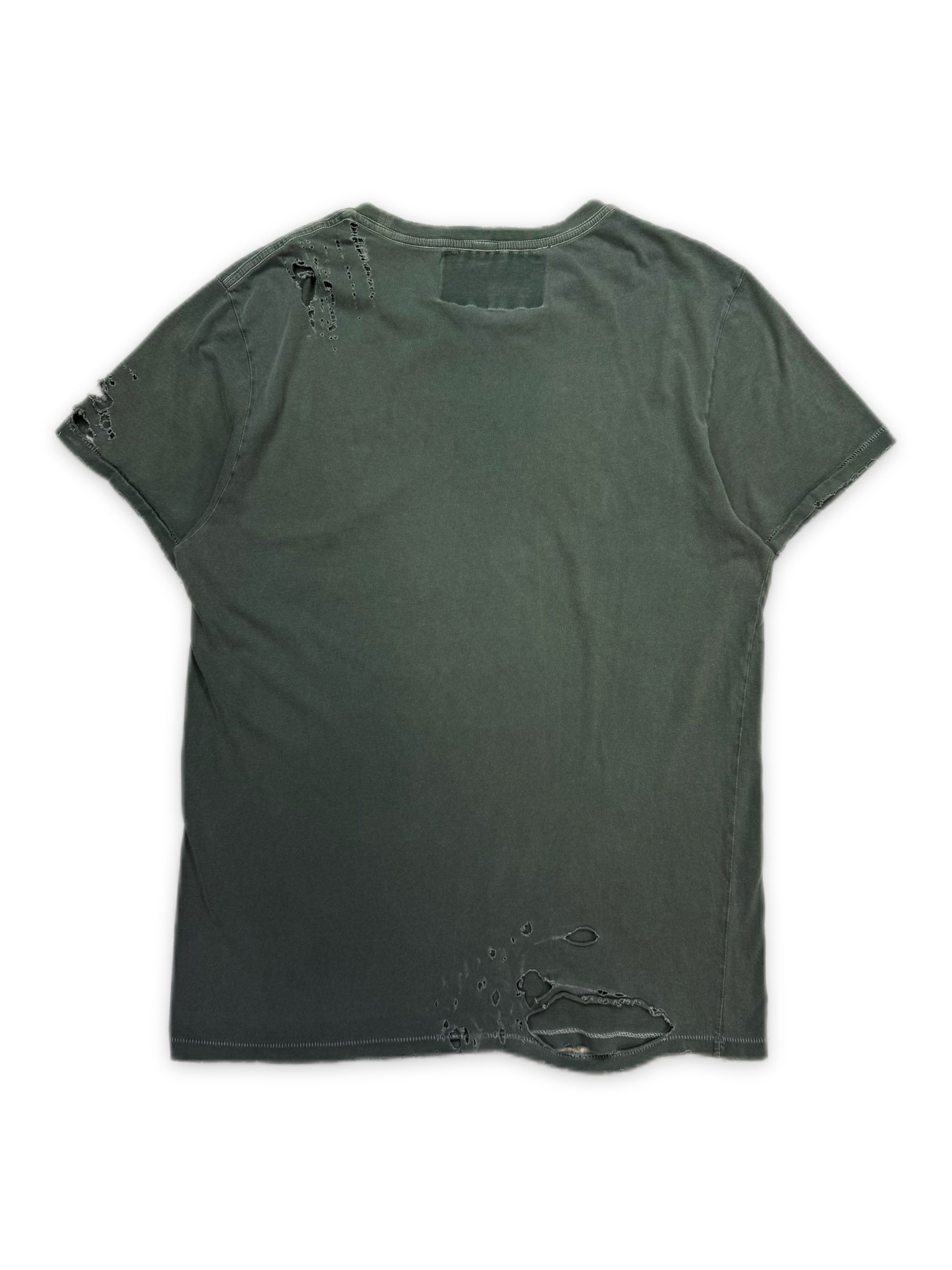 Enfants Riches Deprimes OG Washed Green Logo Distressed T-Shirt