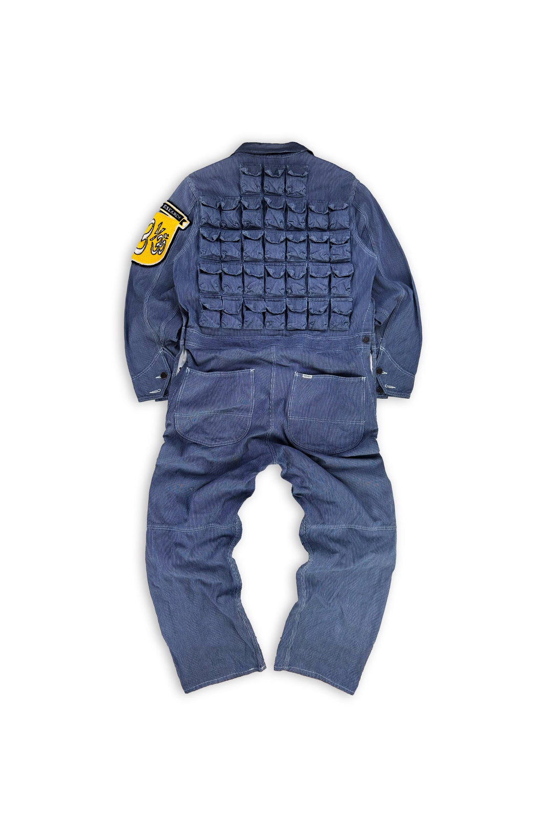 AW98 General Research ‘Parasite’ 39 Pocket Pinstripe Coveralls