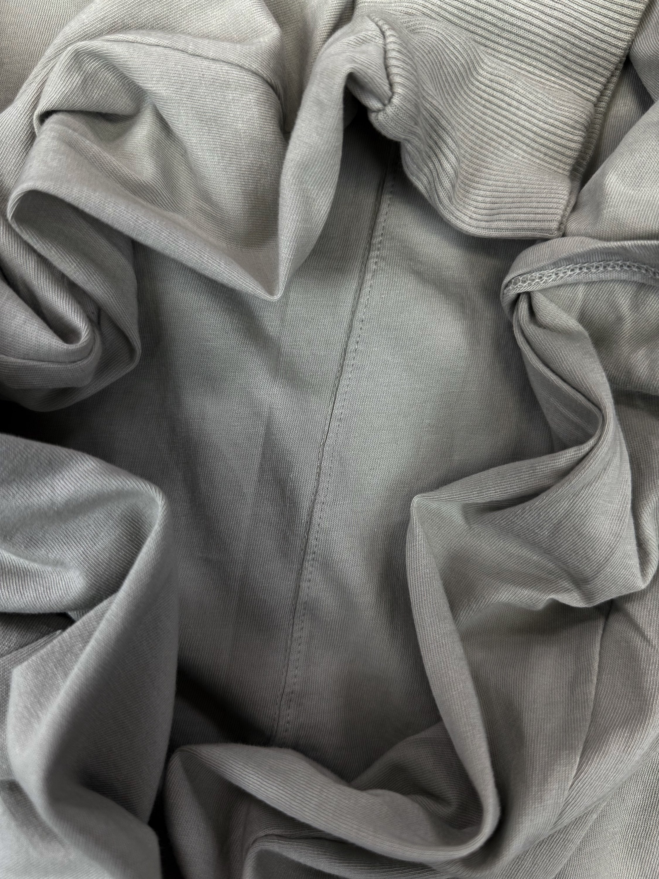 Rick Owens ‘Hustler’ Grey Layered Long Sleeve Shirt